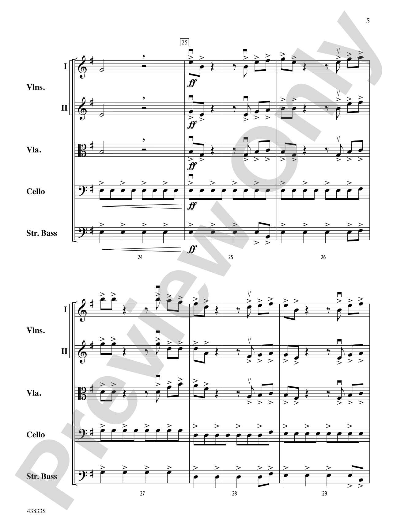 Pirate's Code: String Orchestra Conductor Score & Parts