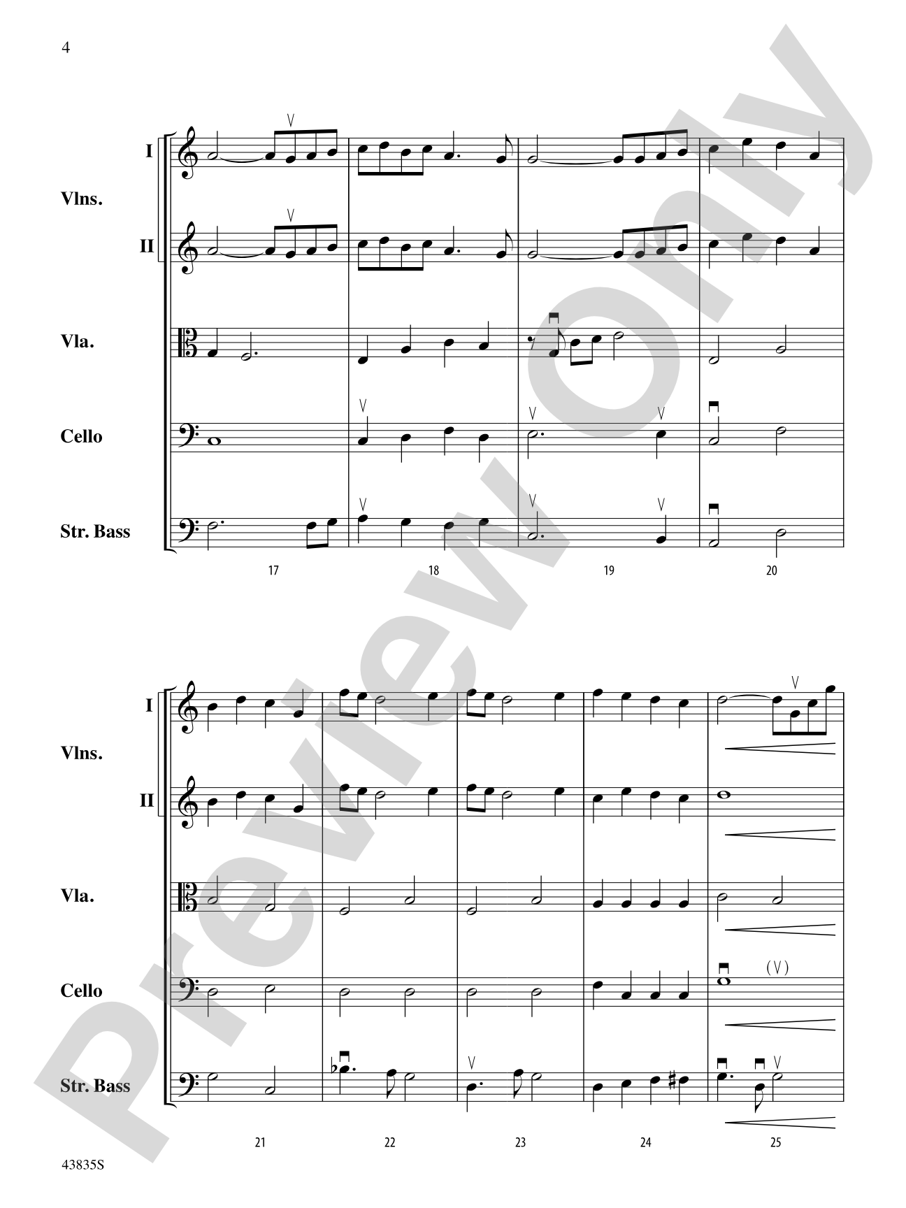 Dolce and Dance: String Orchestra Conductor Score & Parts