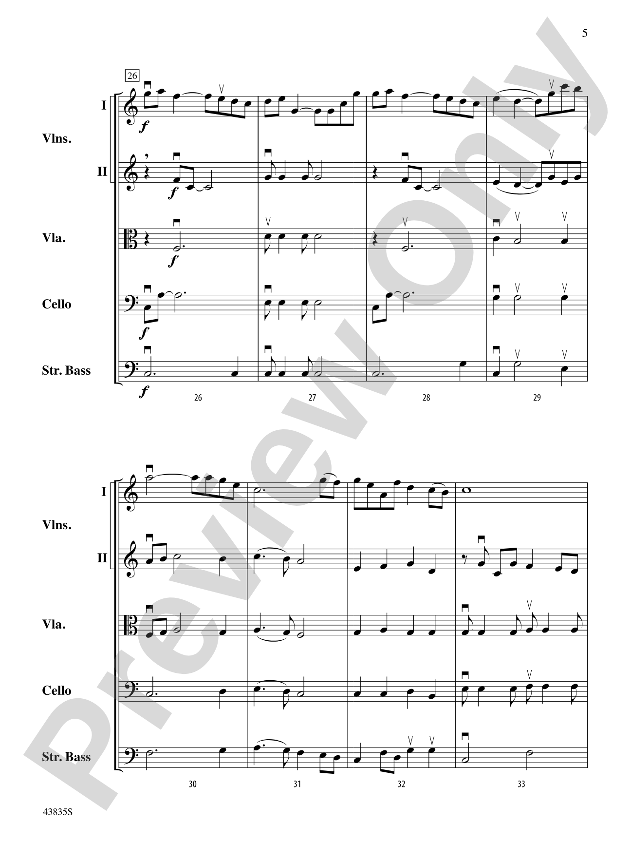 Dolce and Dance: String Orchestra Conductor Score & Parts