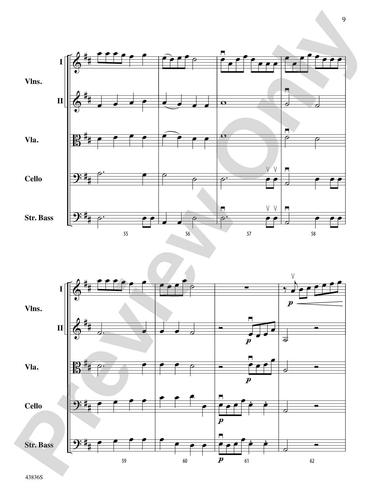 Tampa March: String Orchestra Conductor Score & Parts