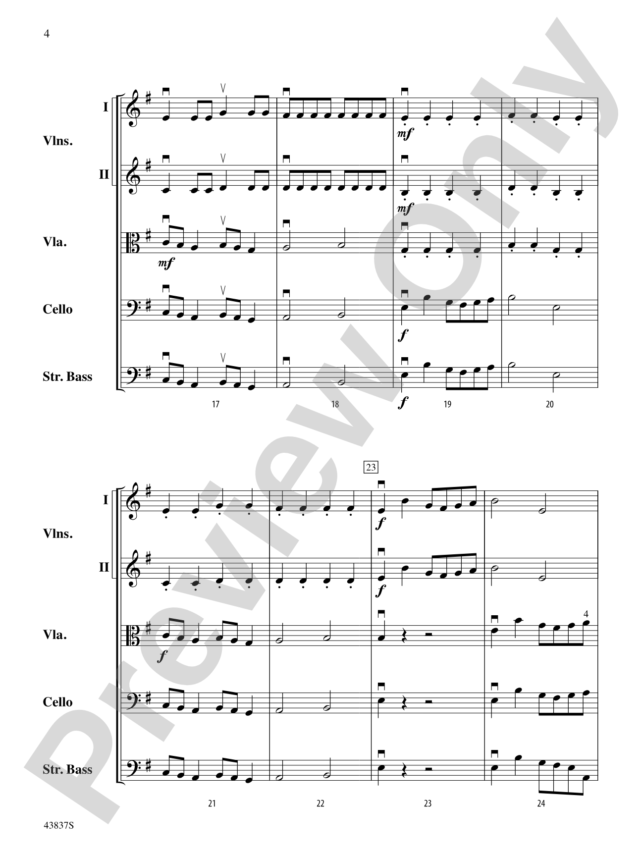 Sea Venture: String Orchestra Conductor Score & Parts