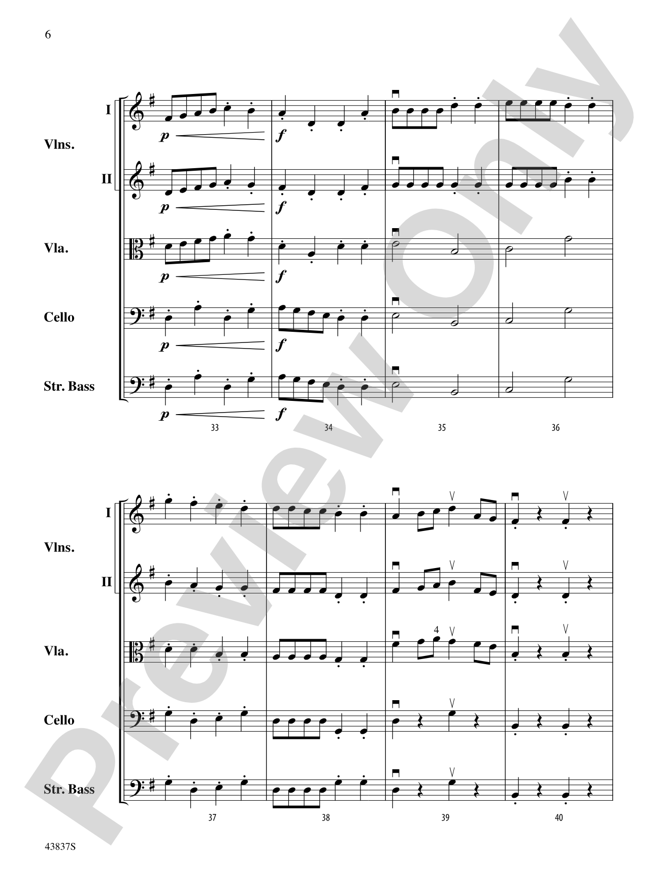 Sea Venture: String Orchestra Conductor Score & Parts