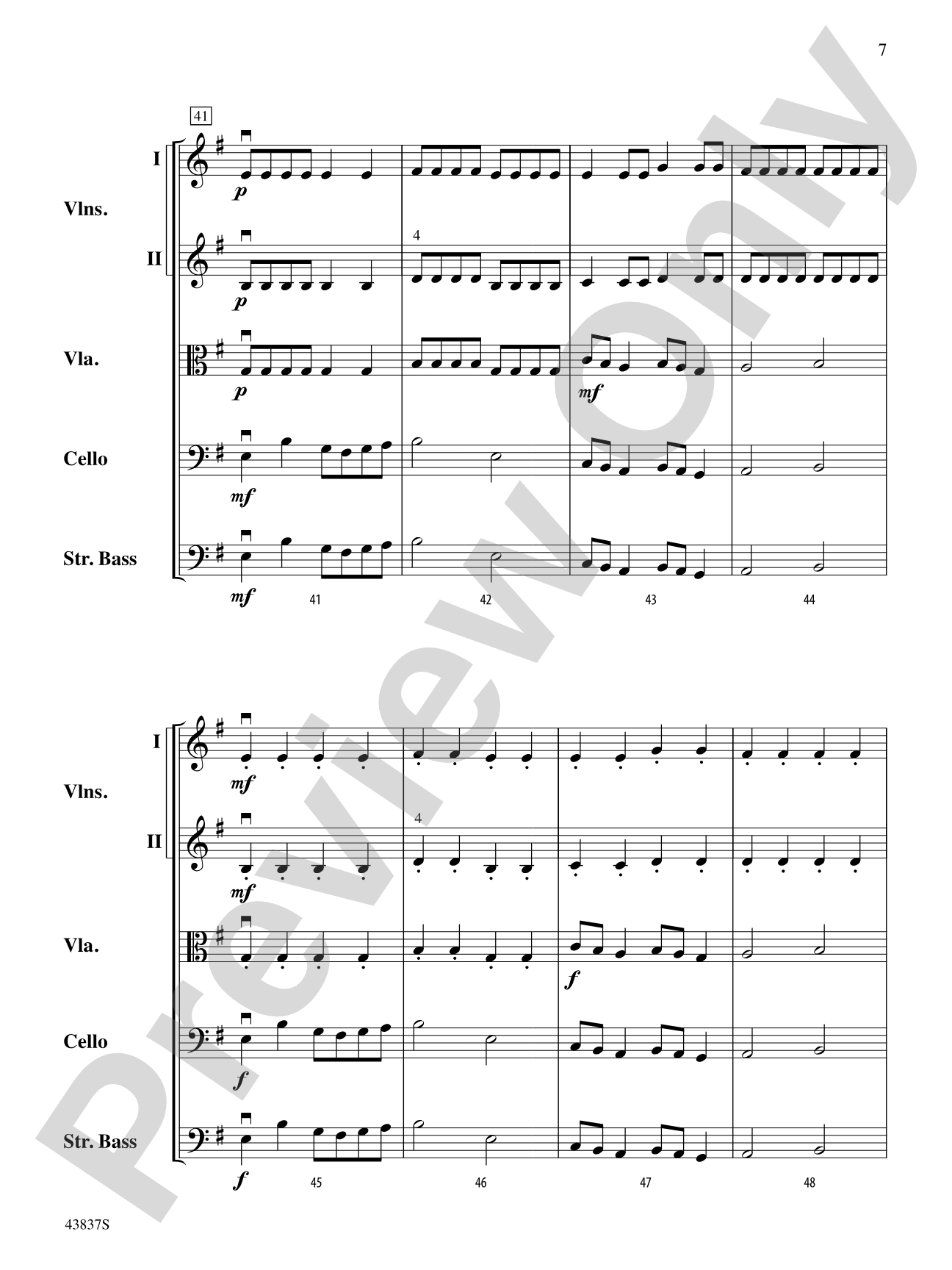Sea Venture: String Orchestra Conductor Score & Parts
