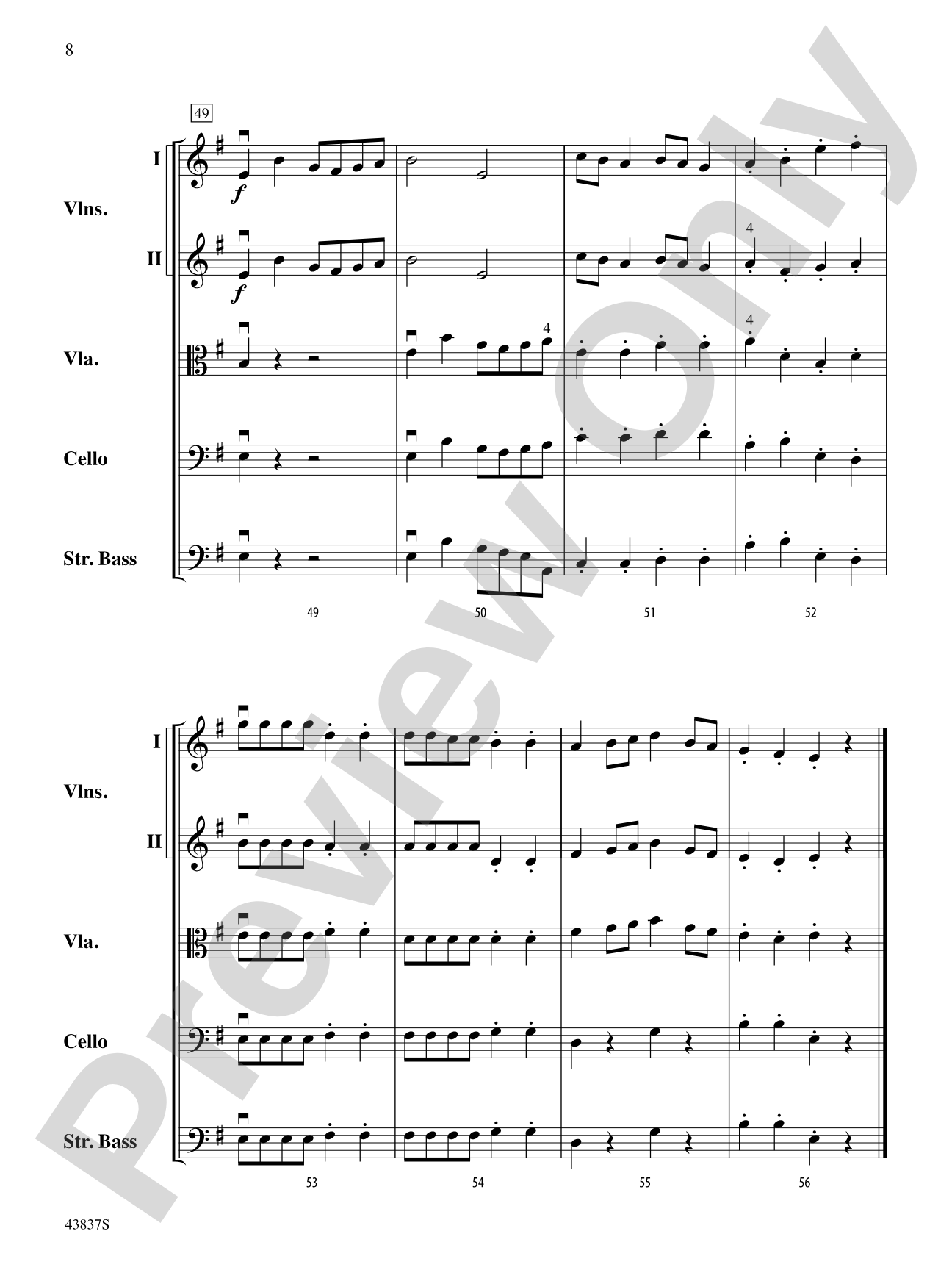 Sea Venture: String Orchestra Conductor Score & Parts
