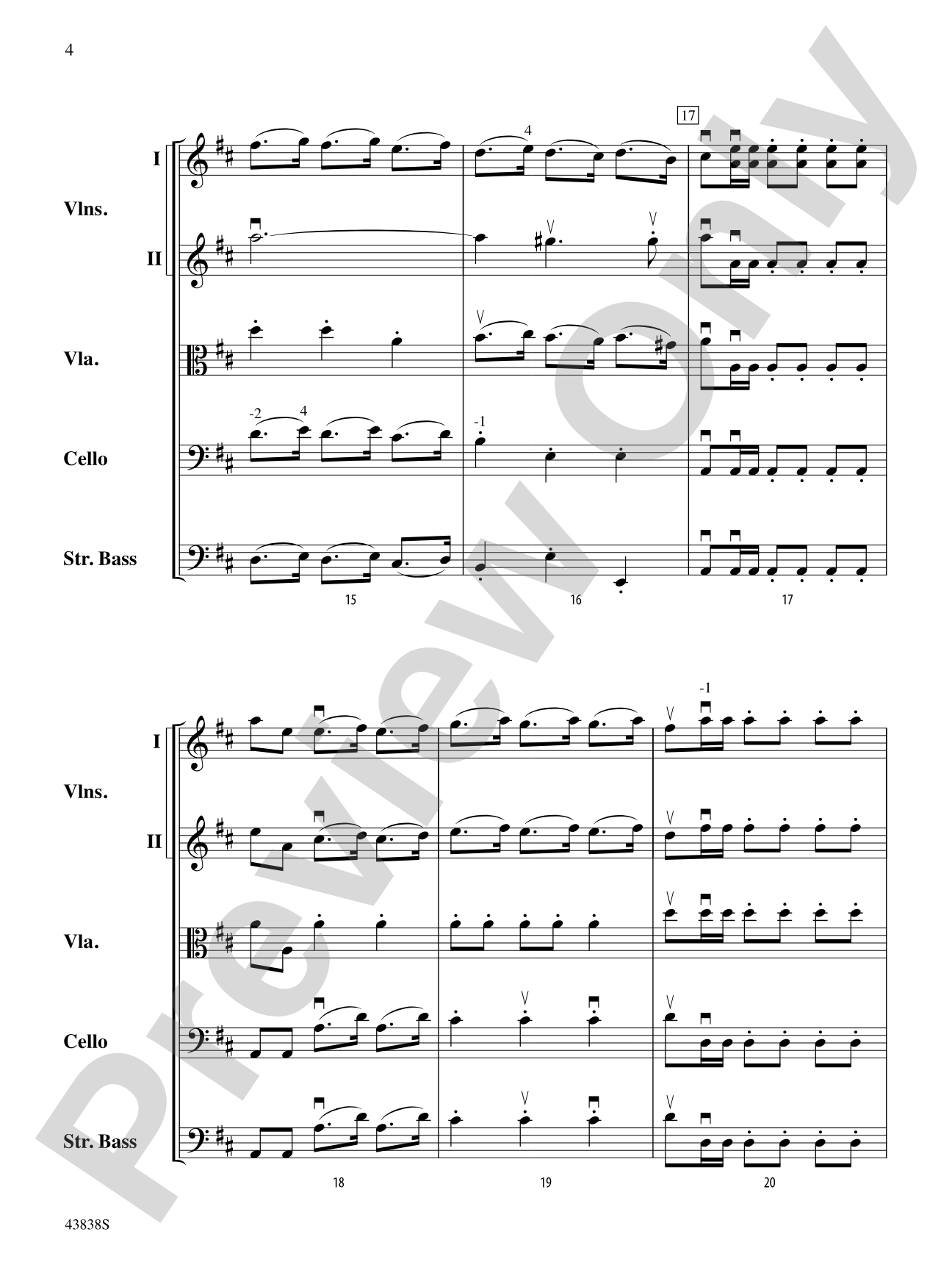 Royal Fireworks Overture: String Orchestra Conductor Score & Parts