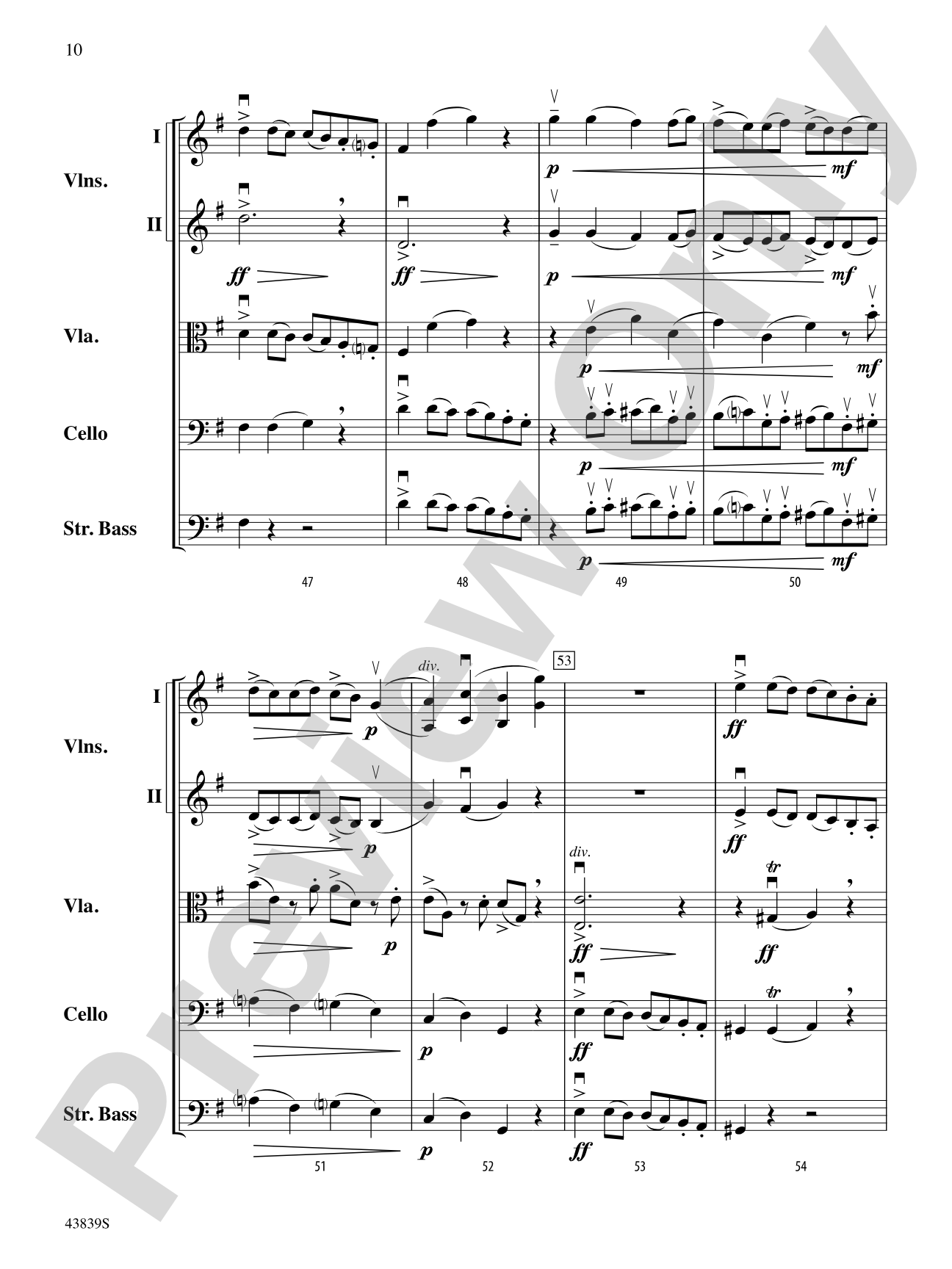 Mozartiana: String Orchestra Conductor Score & Parts