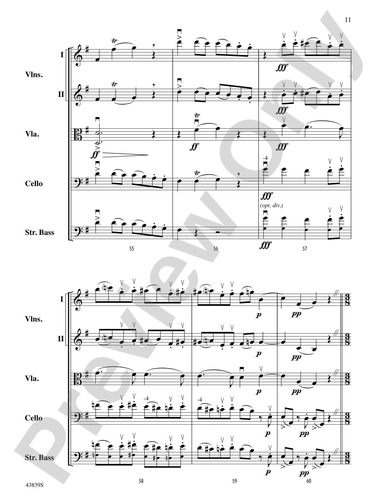 Mozartiana: String Orchestra Conductor Score & Parts