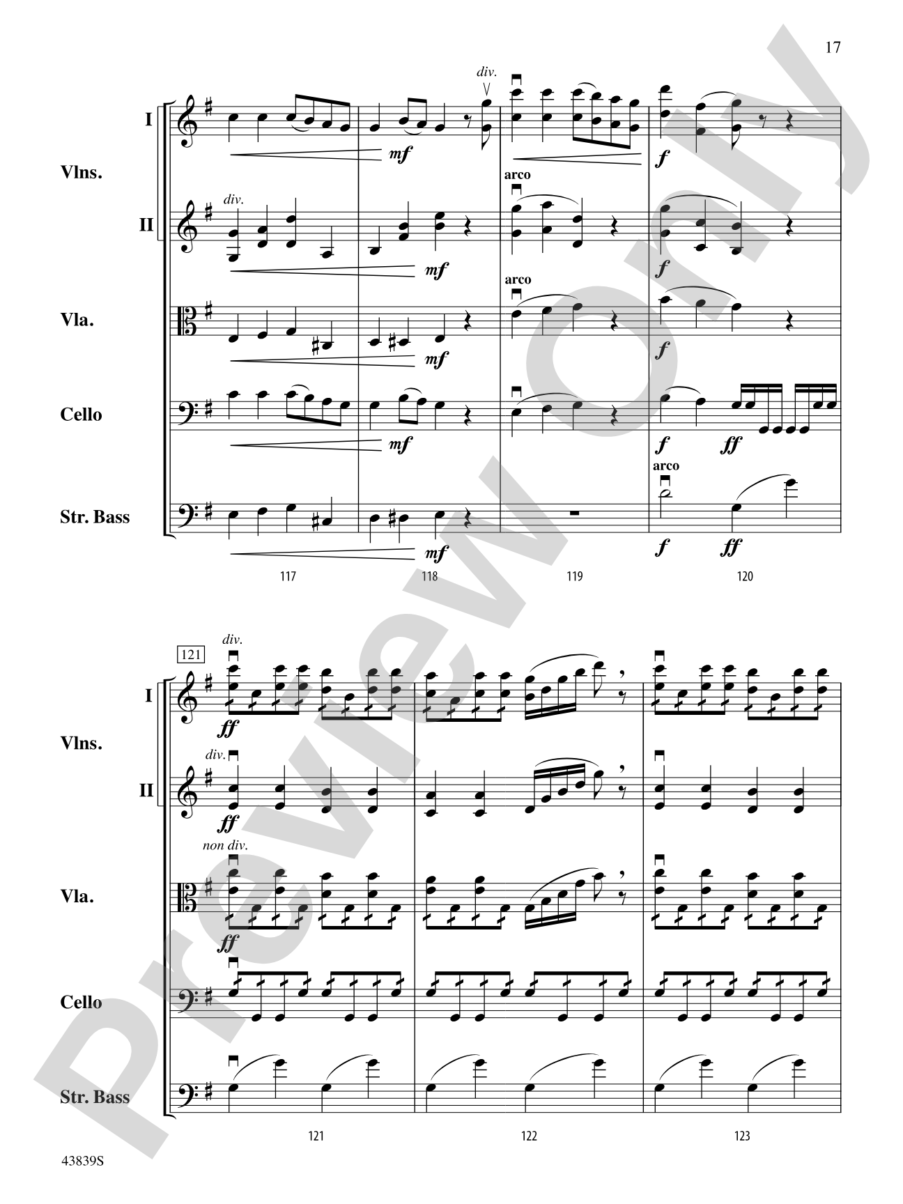 Mozartiana: String Orchestra Conductor Score & Parts
