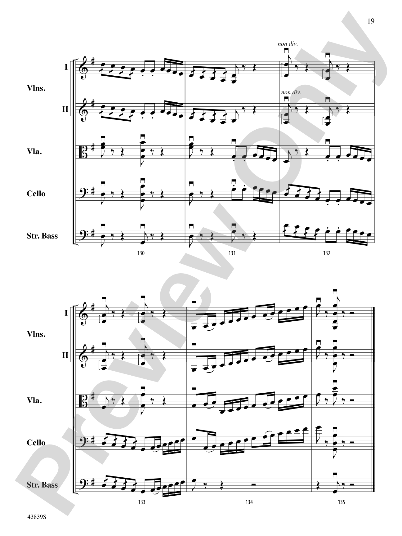 Mozartiana: String Orchestra Conductor Score & Parts