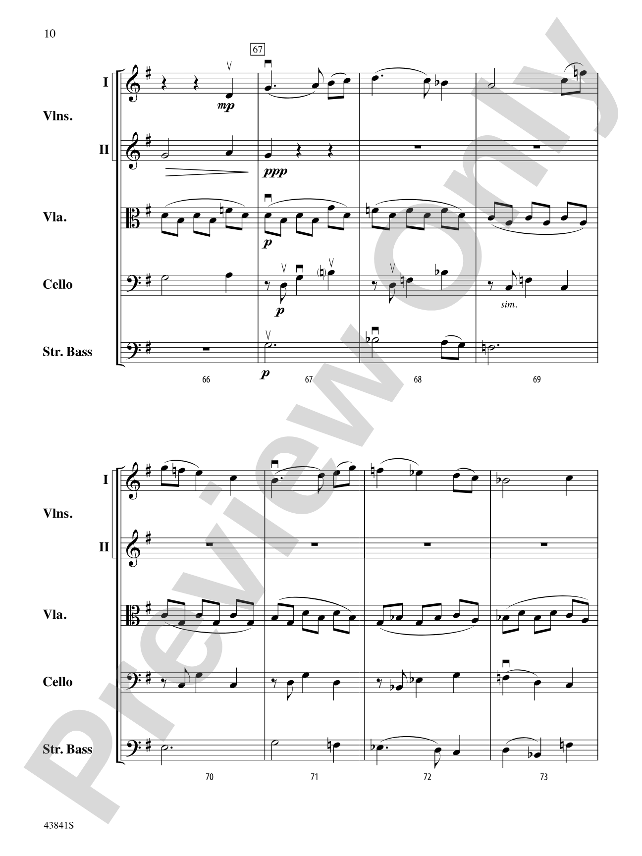 Scherzo for String Orchestra: String Orchestra Conductor Score & Parts