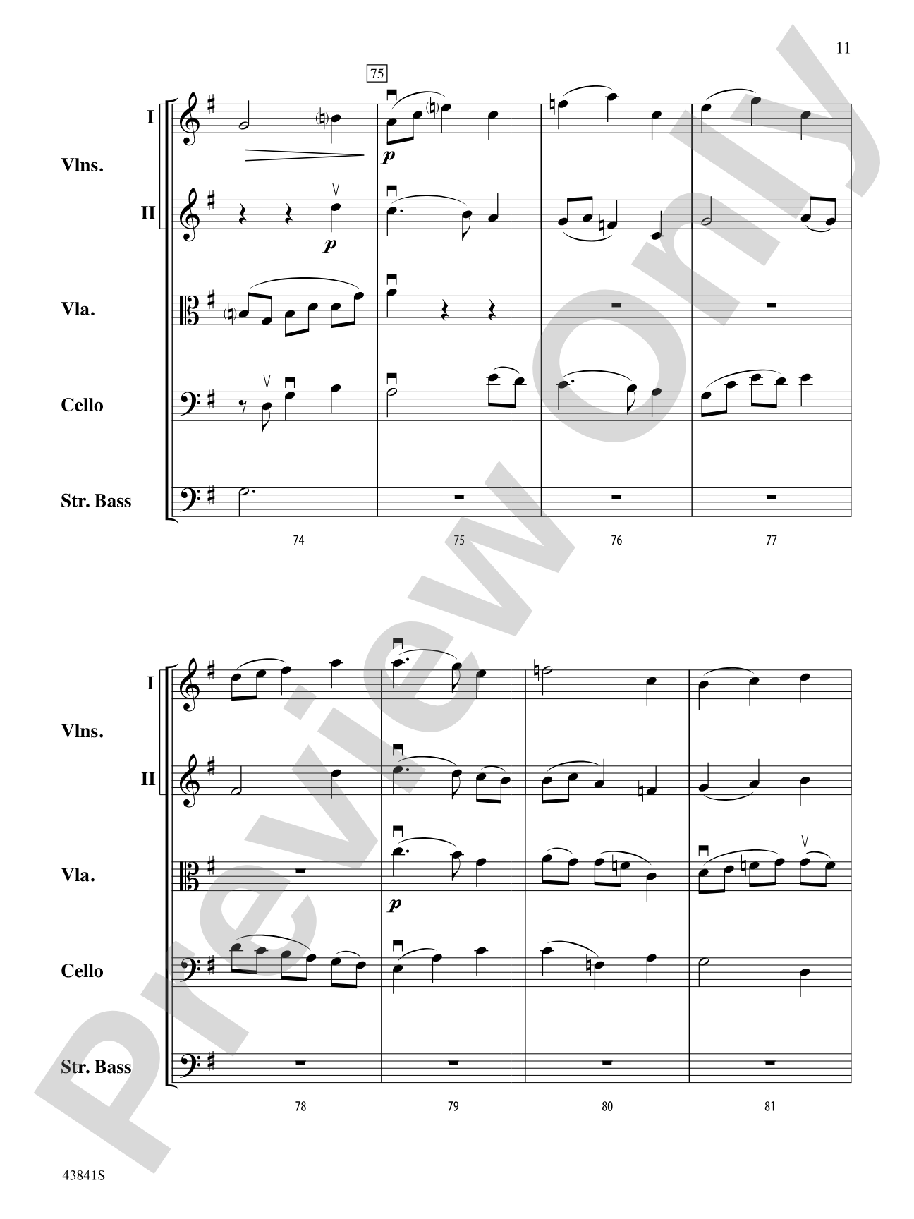 Scherzo for String Orchestra: String Orchestra Conductor Score & Parts