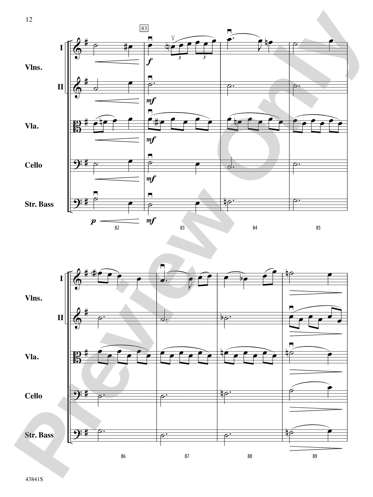 Scherzo for String Orchestra: String Orchestra Conductor Score & Parts