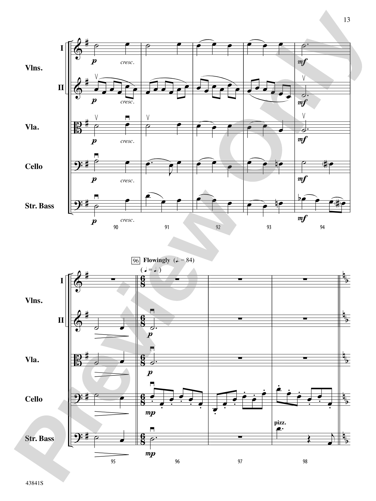 Scherzo for String Orchestra: String Orchestra Conductor Score & Parts