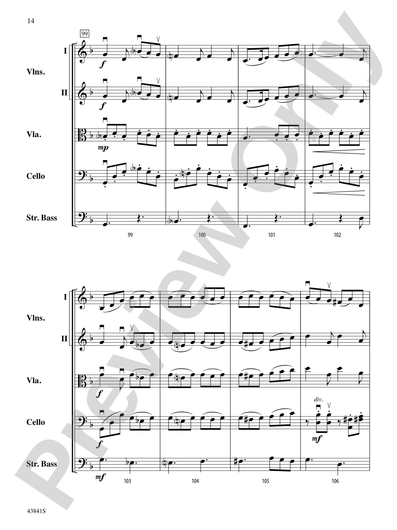 Scherzo for String Orchestra: String Orchestra Conductor Score & Parts