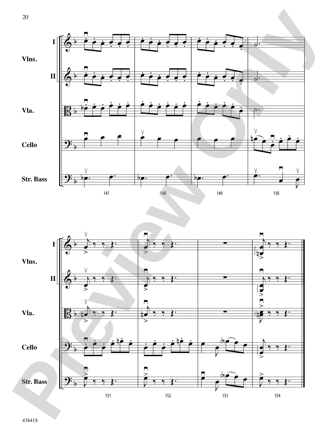 Scherzo for String Orchestra: String Orchestra Conductor Score & Parts