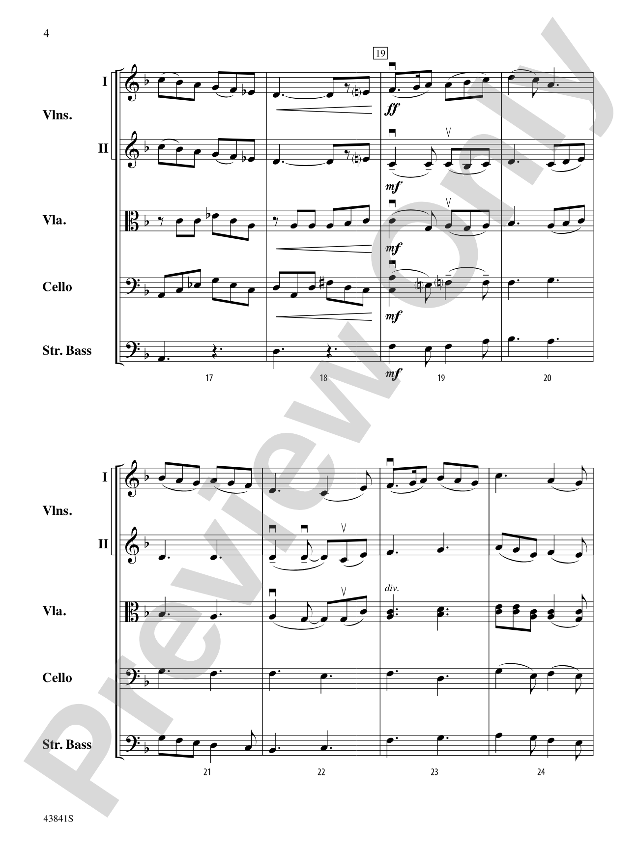 Scherzo for String Orchestra: String Orchestra Conductor Score & Parts
