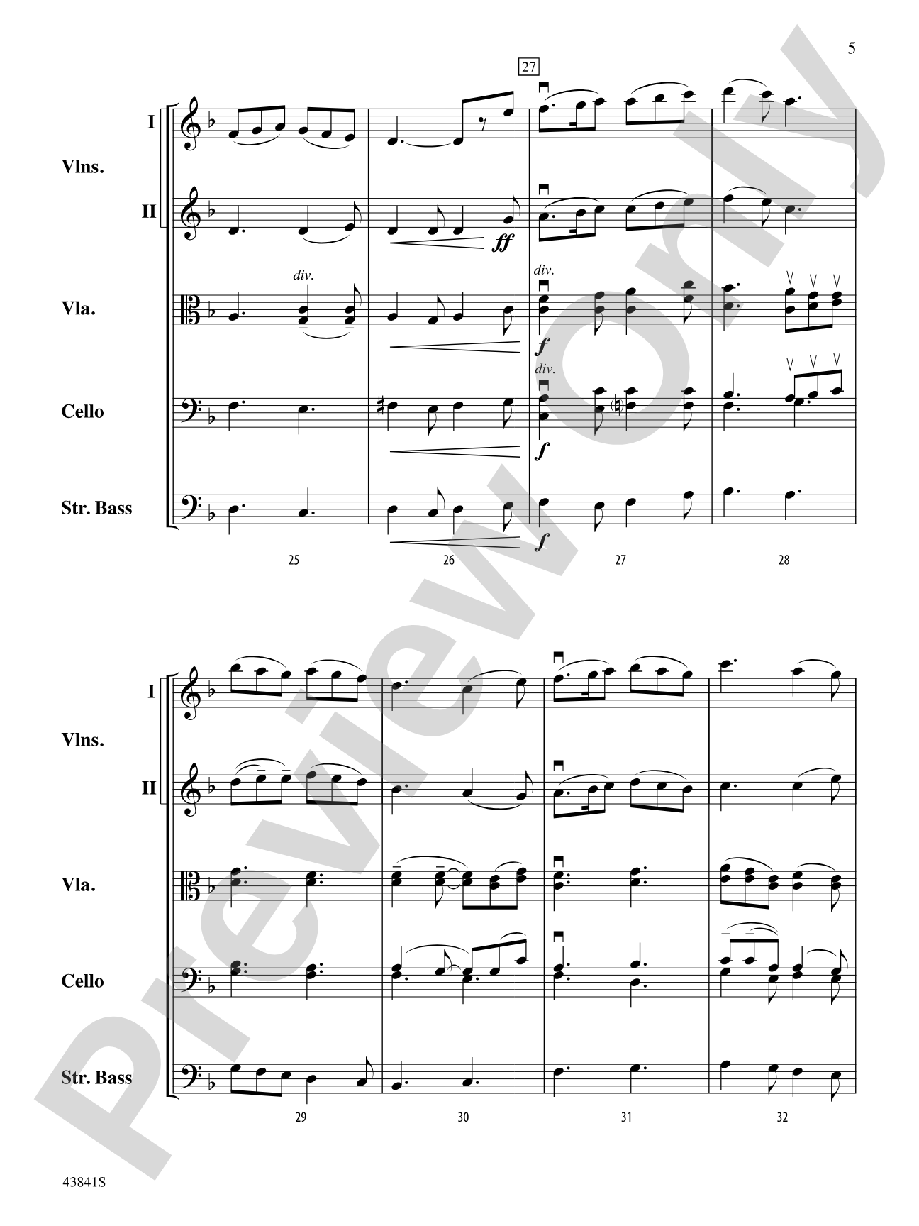 Scherzo for String Orchestra: String Orchestra Conductor Score & Parts