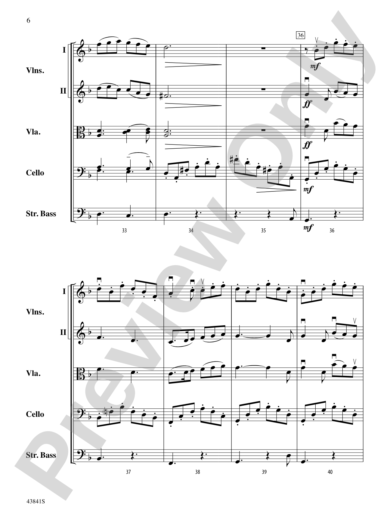 Scherzo for String Orchestra: String Orchestra Conductor Score & Parts