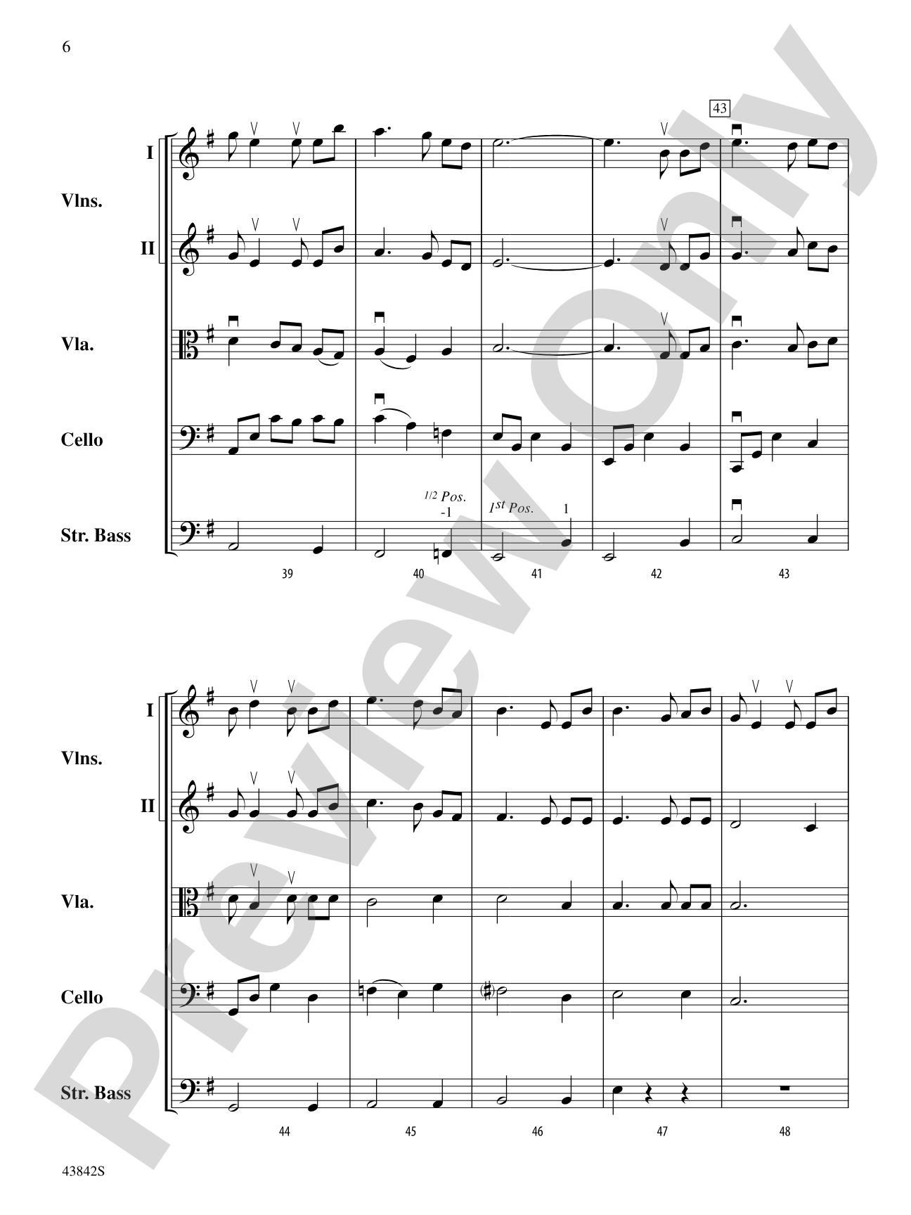 Wayfarin' Stranger: String Orchestra Conductor Score & Parts