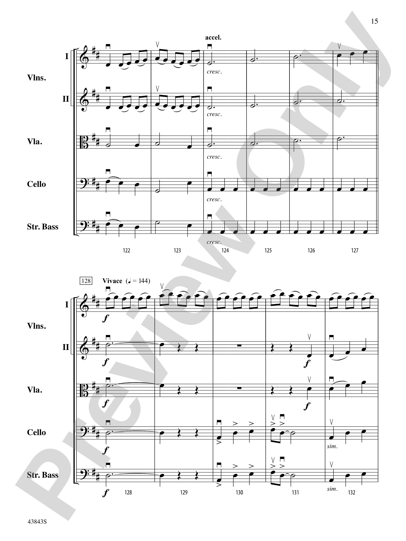 A River Rhapsody: Score