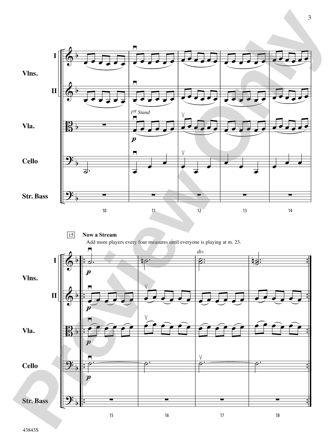 A River Rhapsody: Score