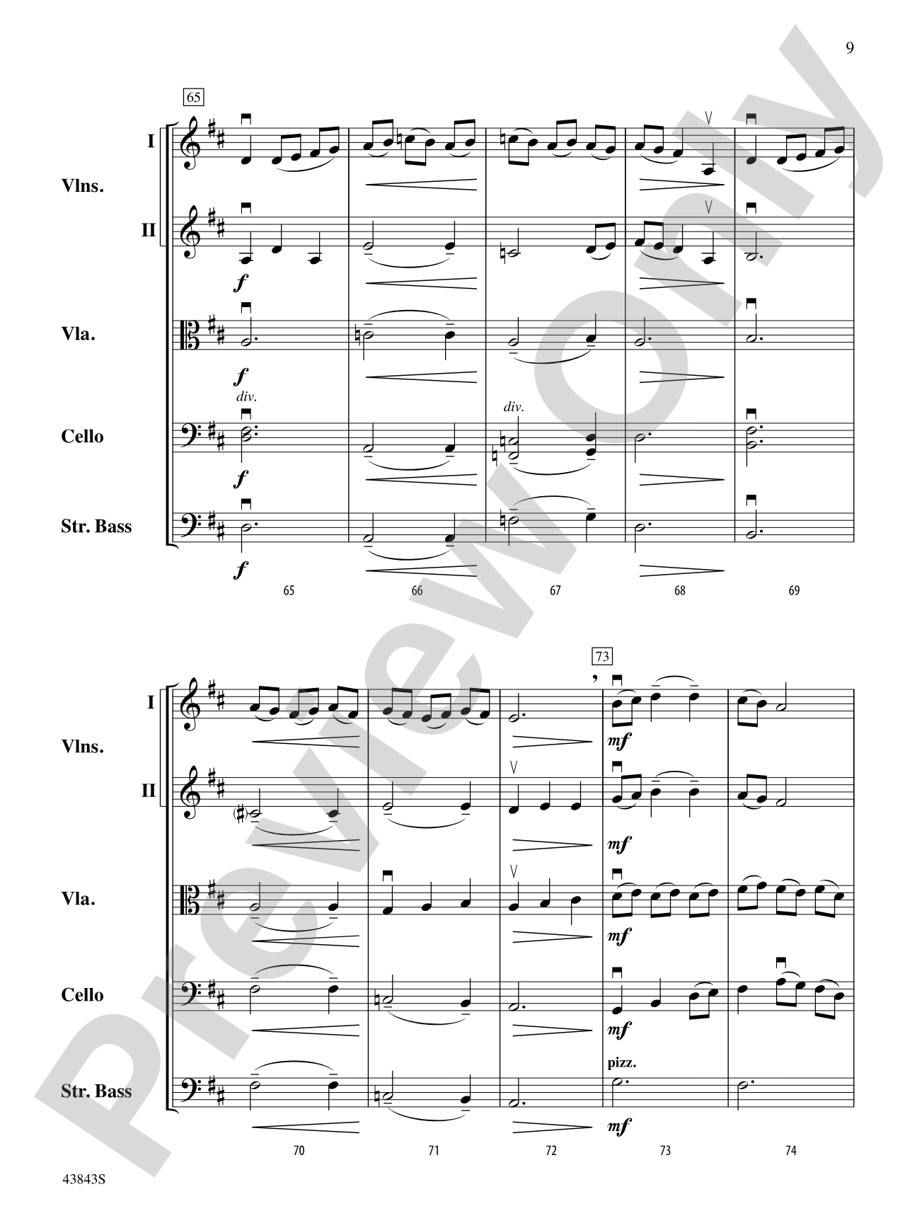 A River Rhapsody: Score