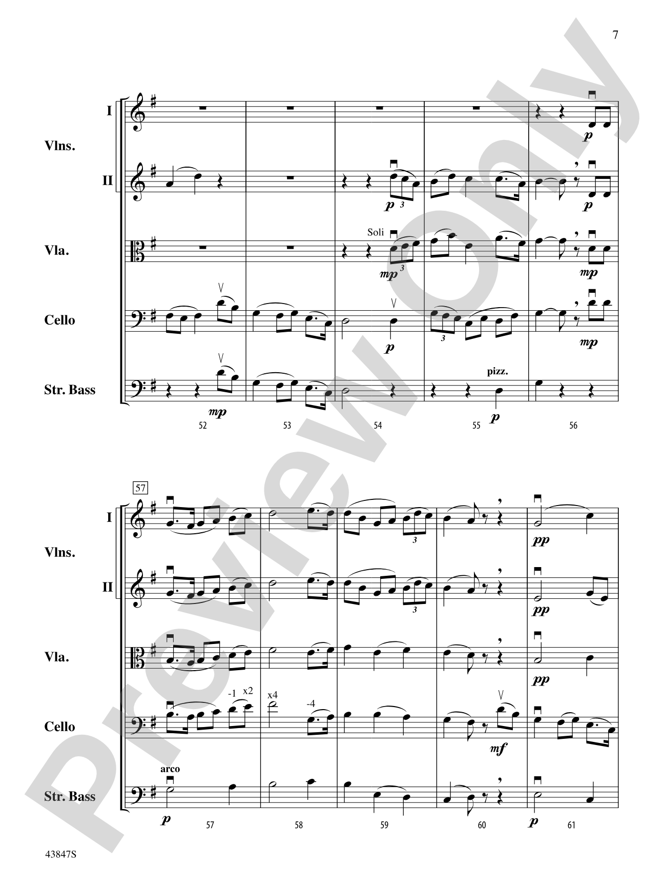 O'Neill's Castle: String Orchestra Conductor Score & Parts