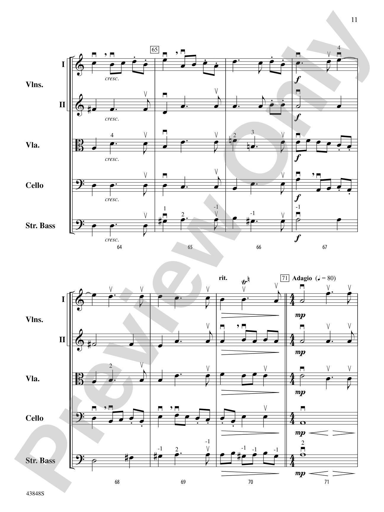 The Gordian Knot Untied: String Orchestra Conductor Score & Parts