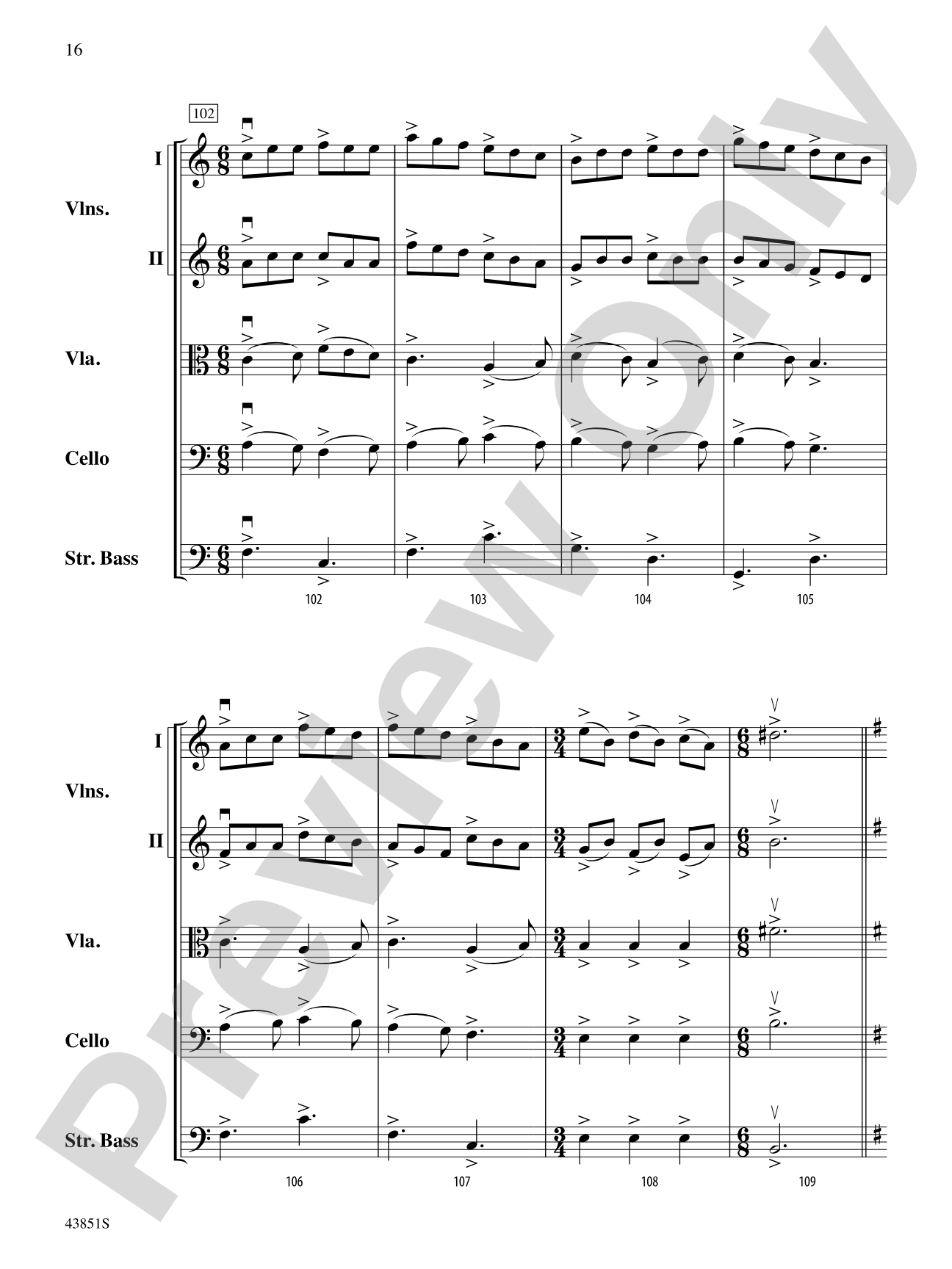 Impact: String Orchestra Conductor Score & Parts
