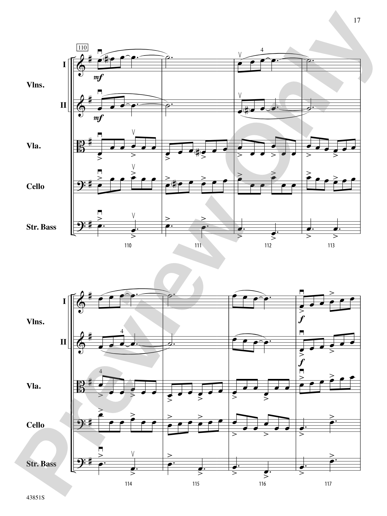 Impact: String Orchestra Conductor Score & Parts