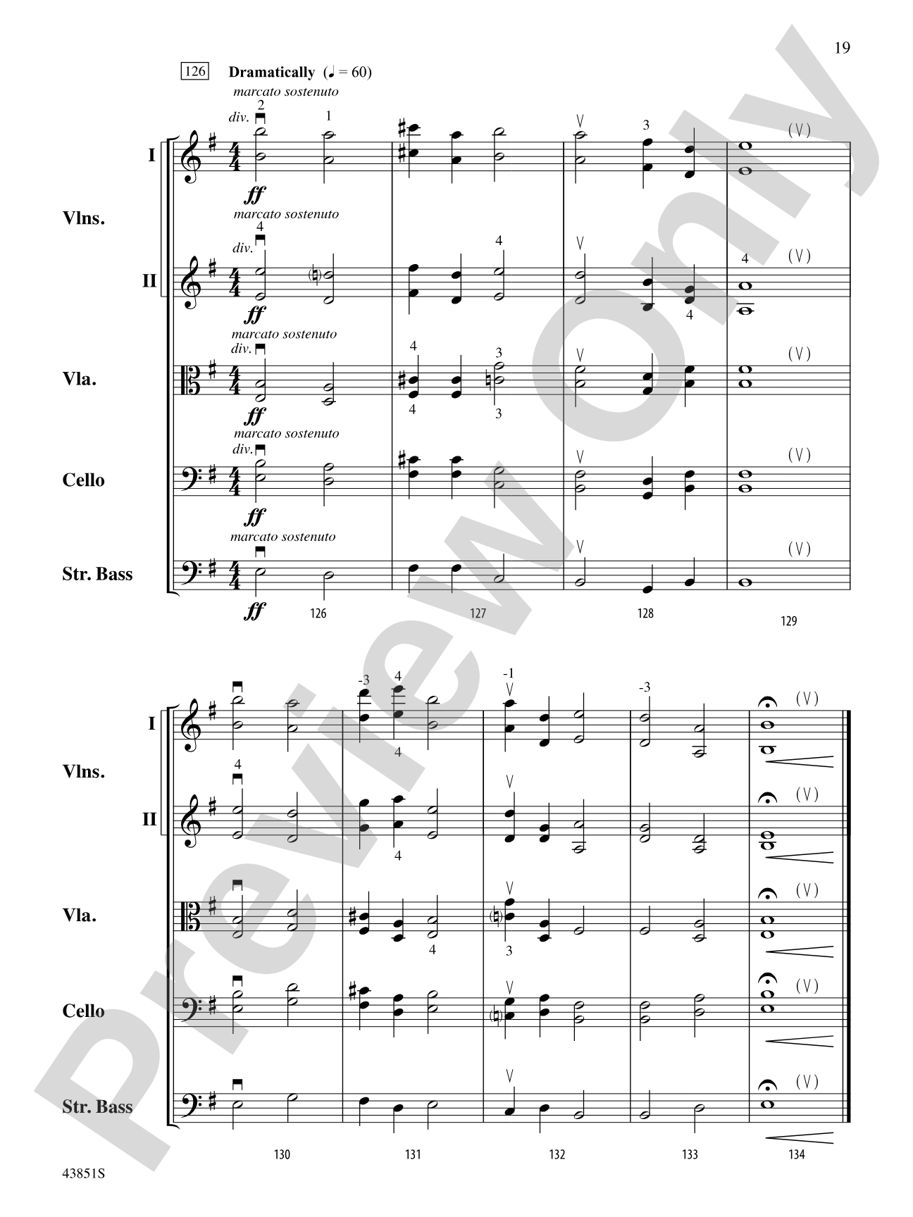Impact: String Orchestra Conductor Score & Parts