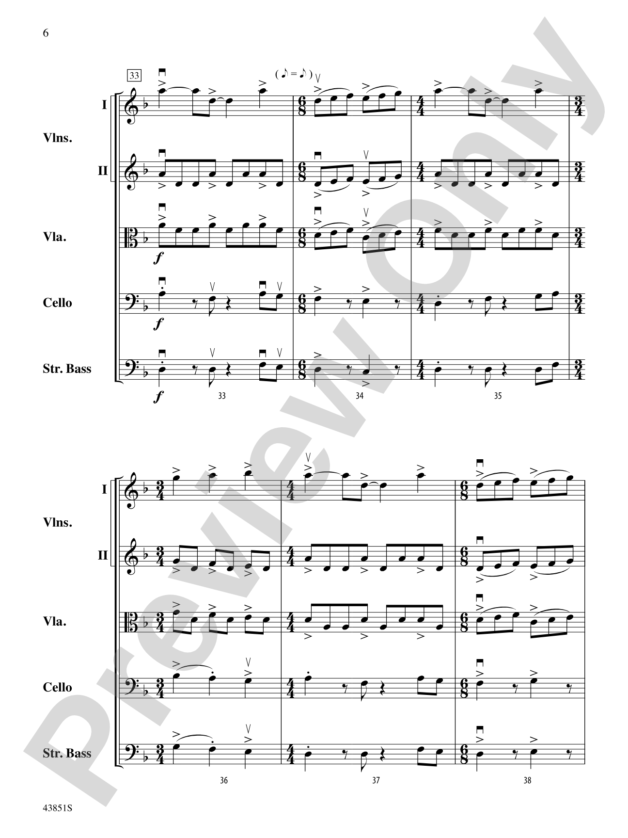 Impact: String Orchestra Conductor Score & Parts