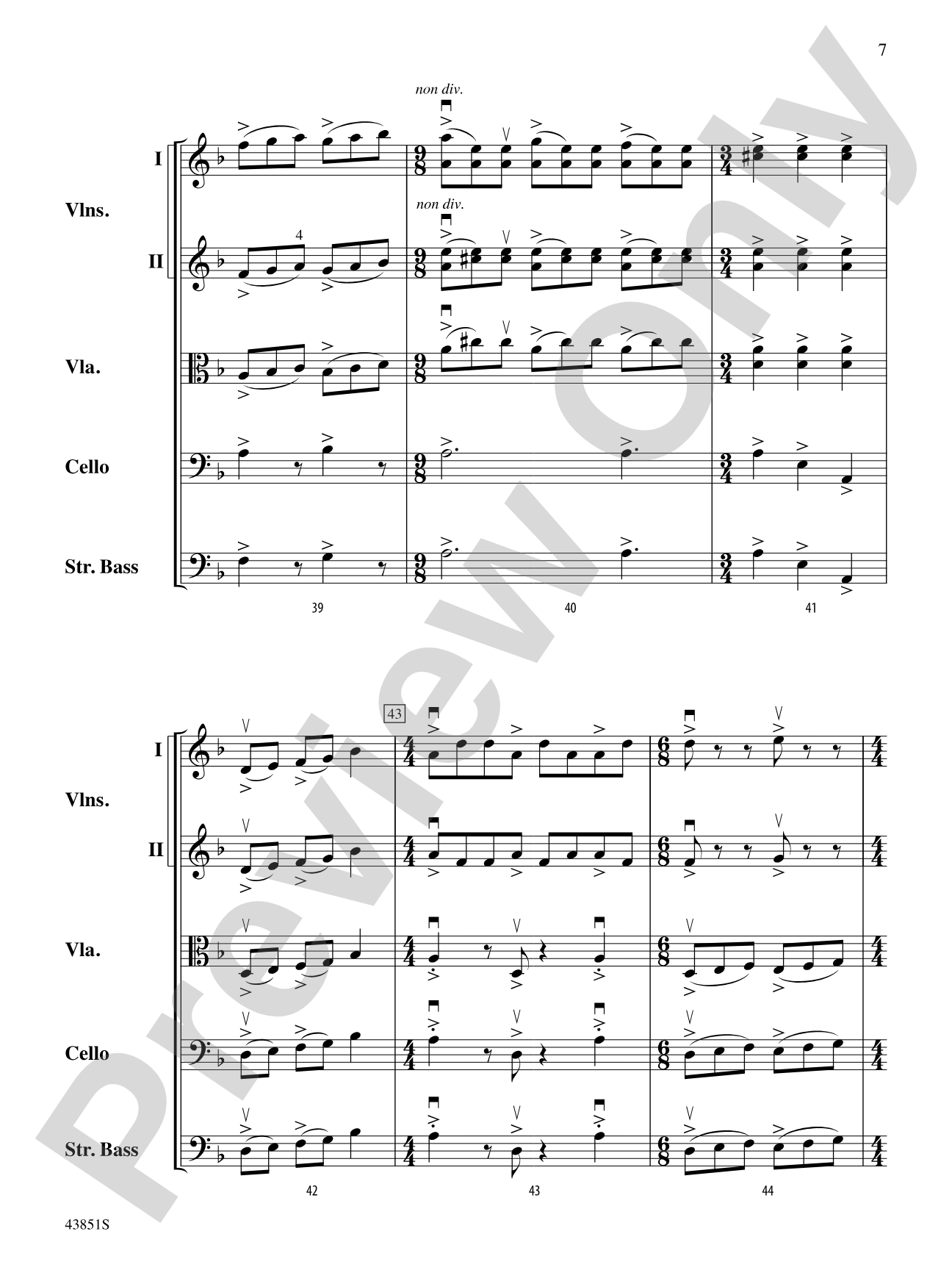 Impact: String Orchestra Conductor Score & Parts