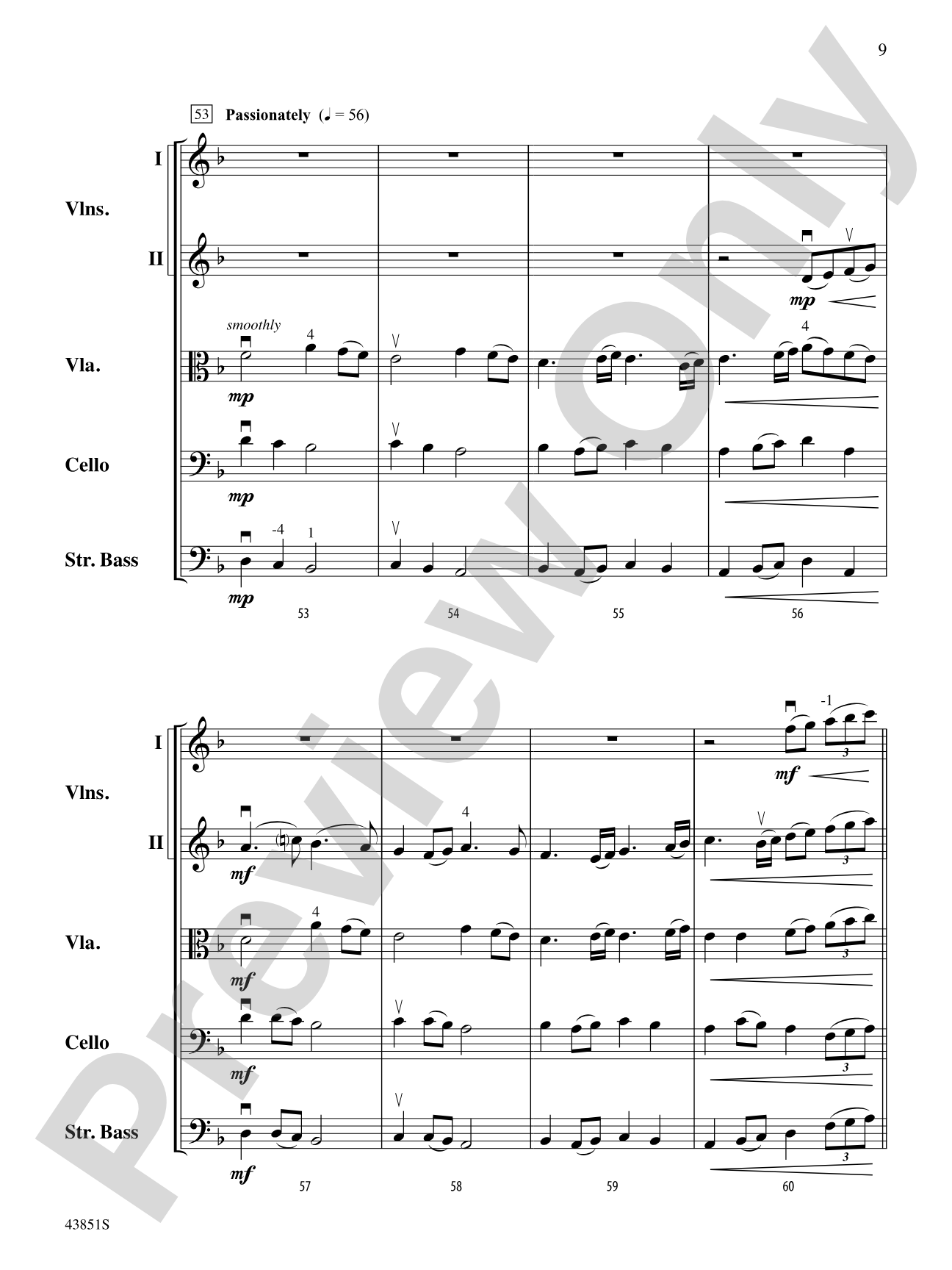 Impact: String Orchestra Conductor Score & Parts
