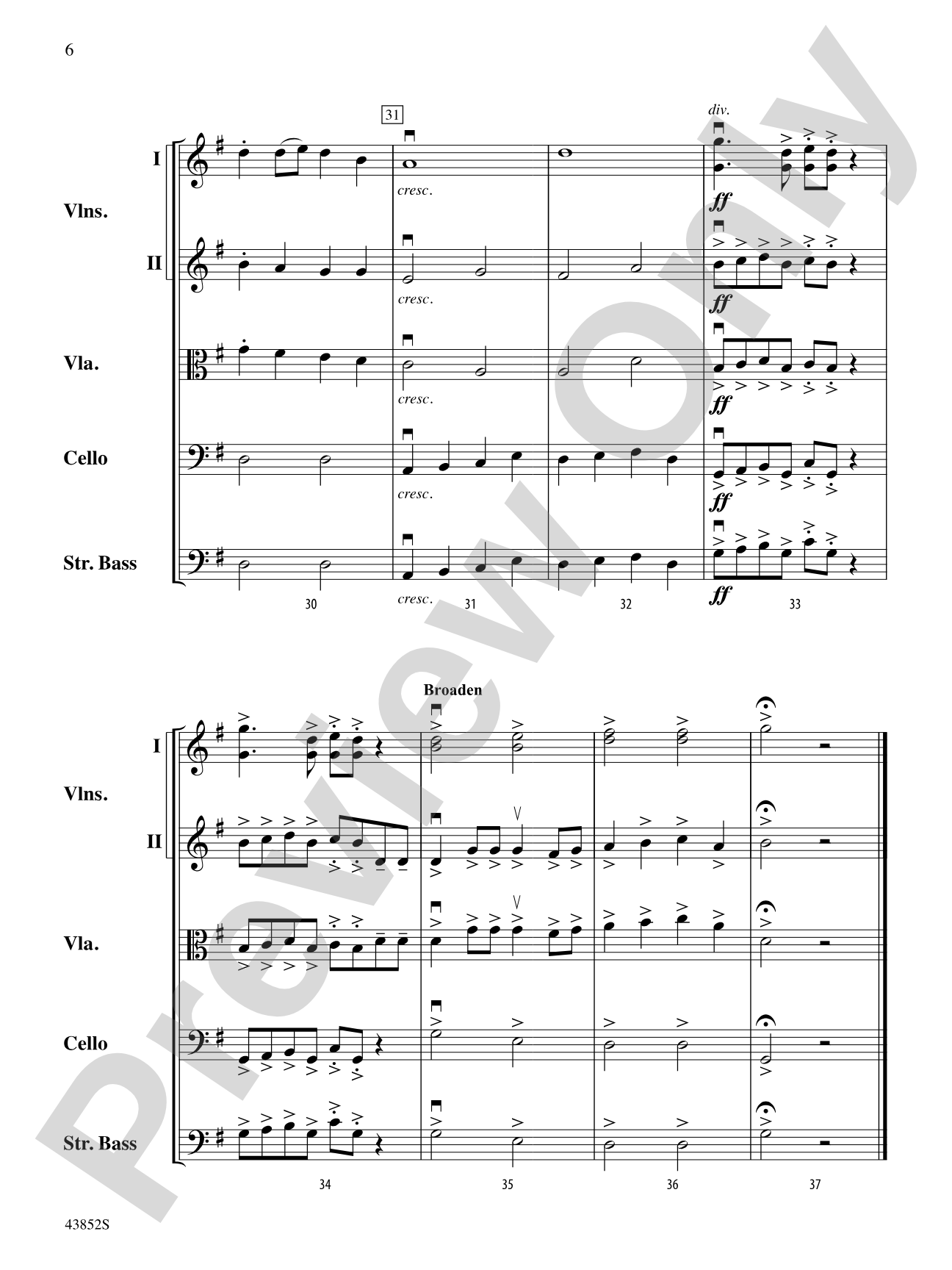 The 12 Musical Days of Christmas: String Orchestra Conductor Score & Parts
