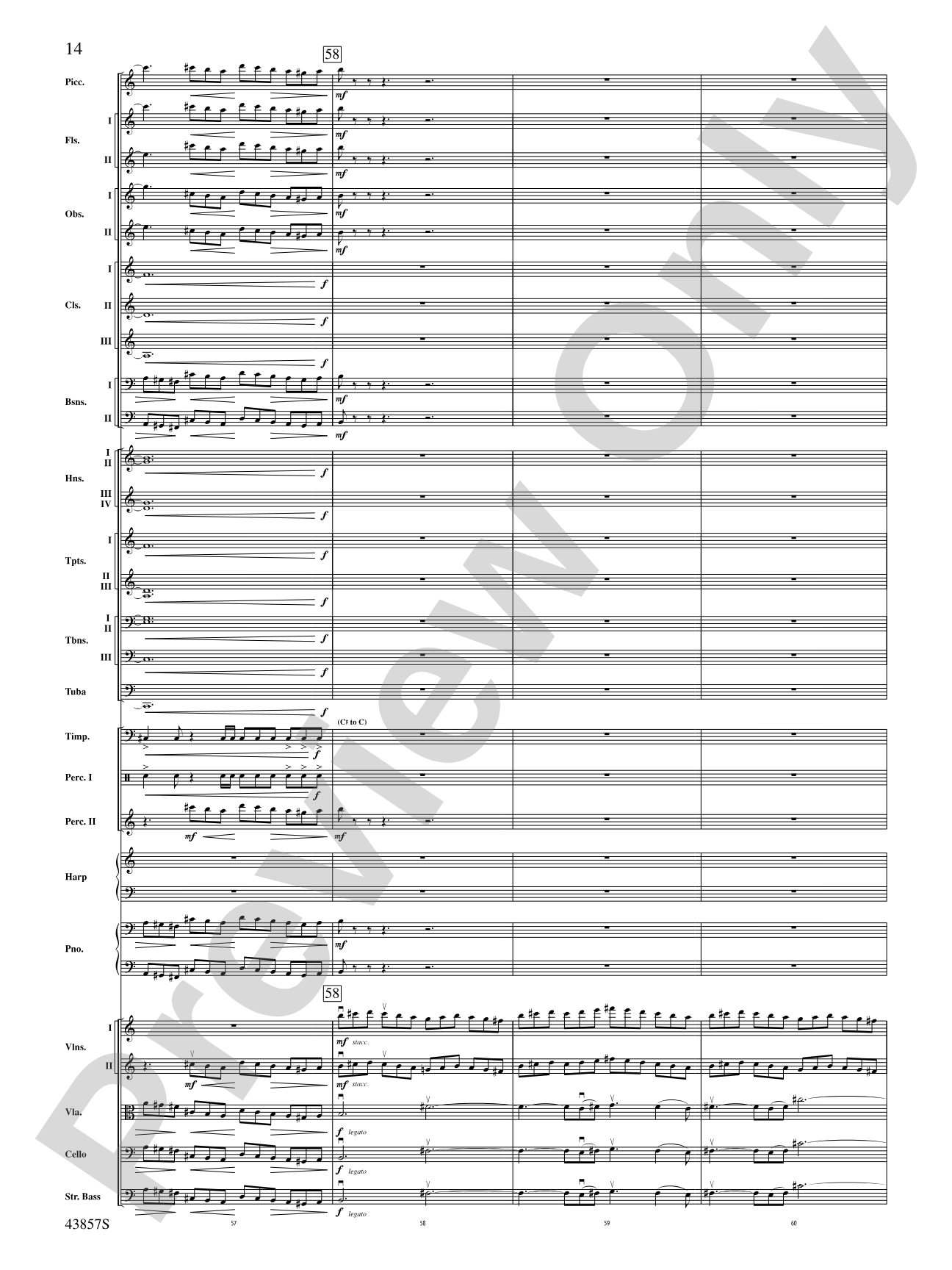 Unconquered: Full Orchestra Conductor Score & Parts