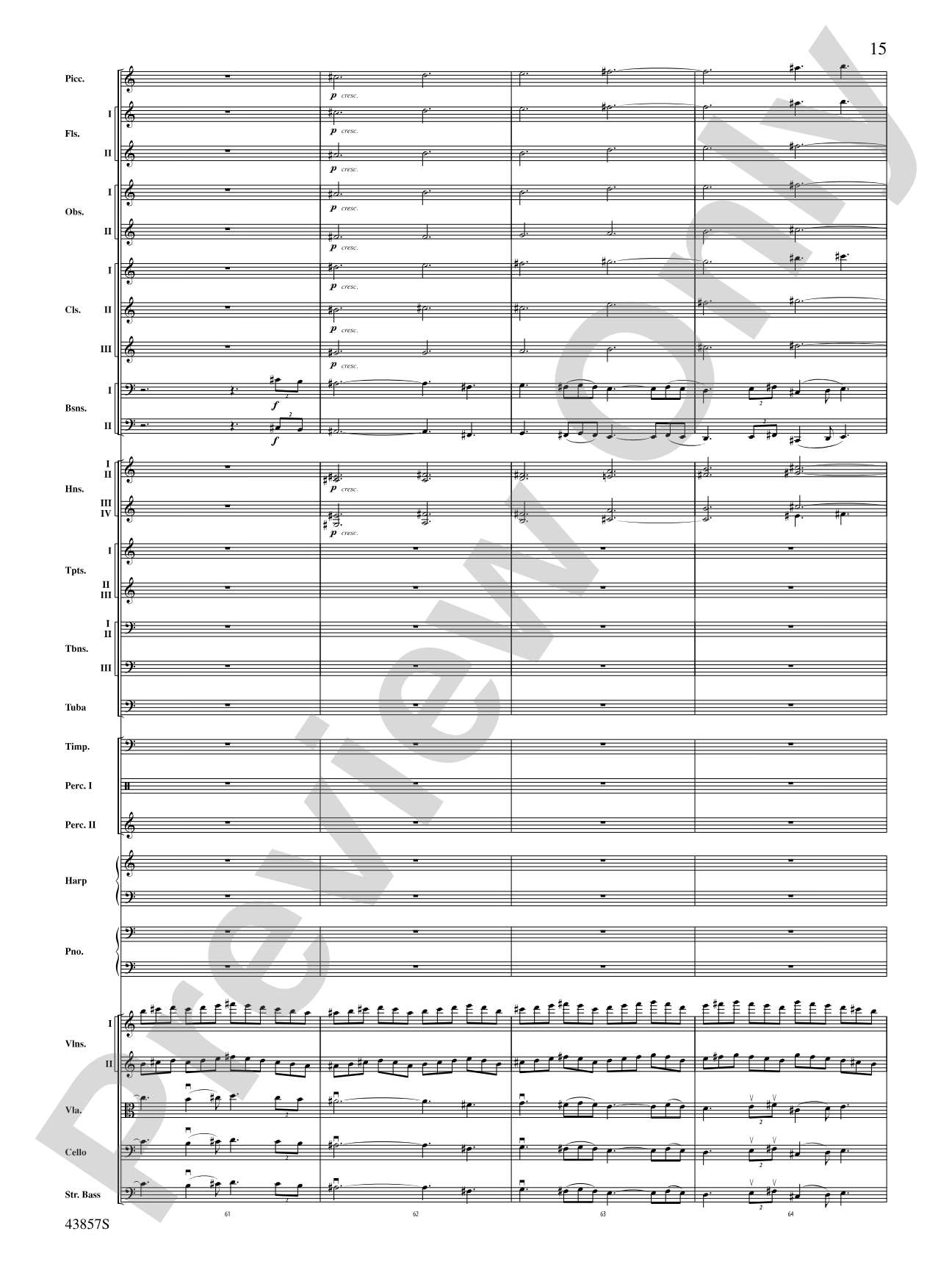 Unconquered: Full Orchestra Conductor Score & Parts