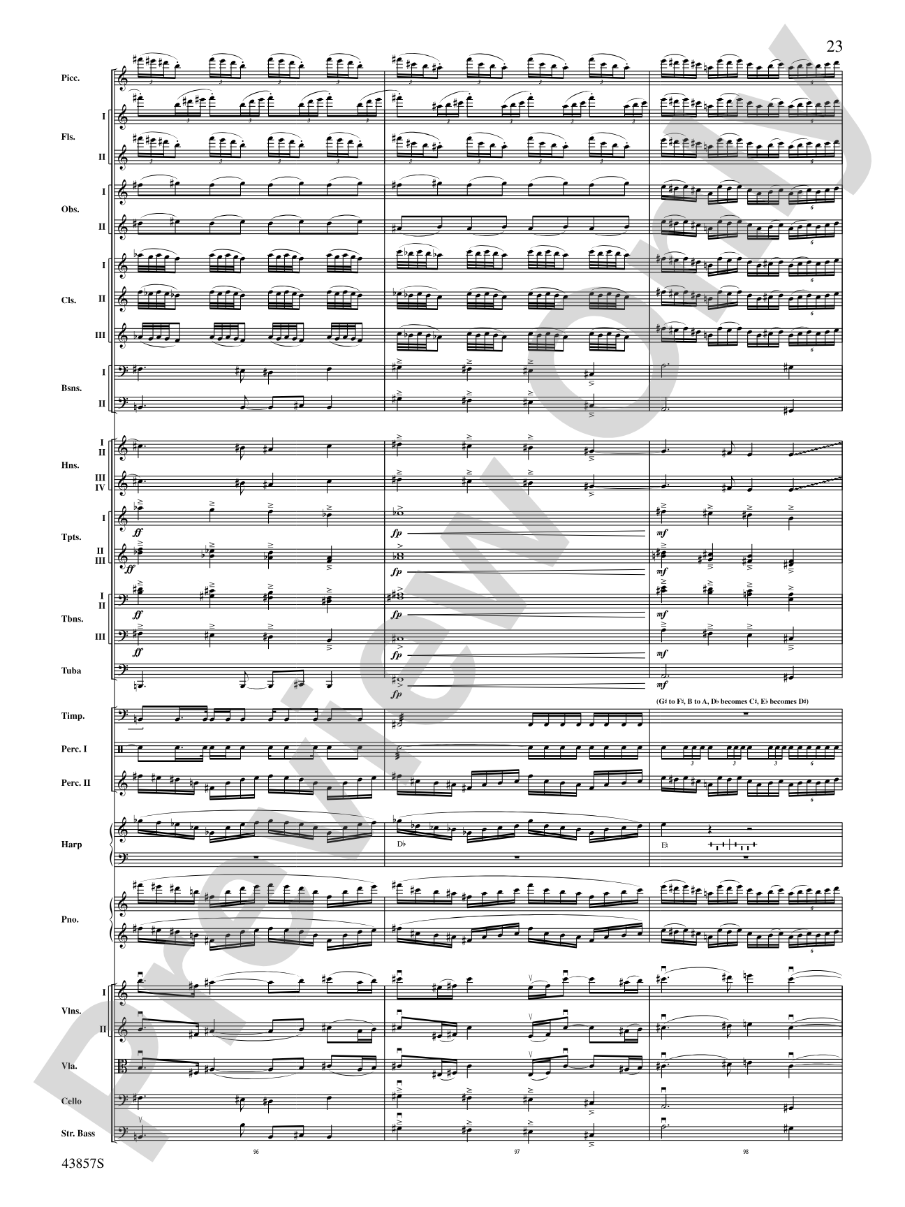 Unconquered: Full Orchestra Conductor Score & Parts