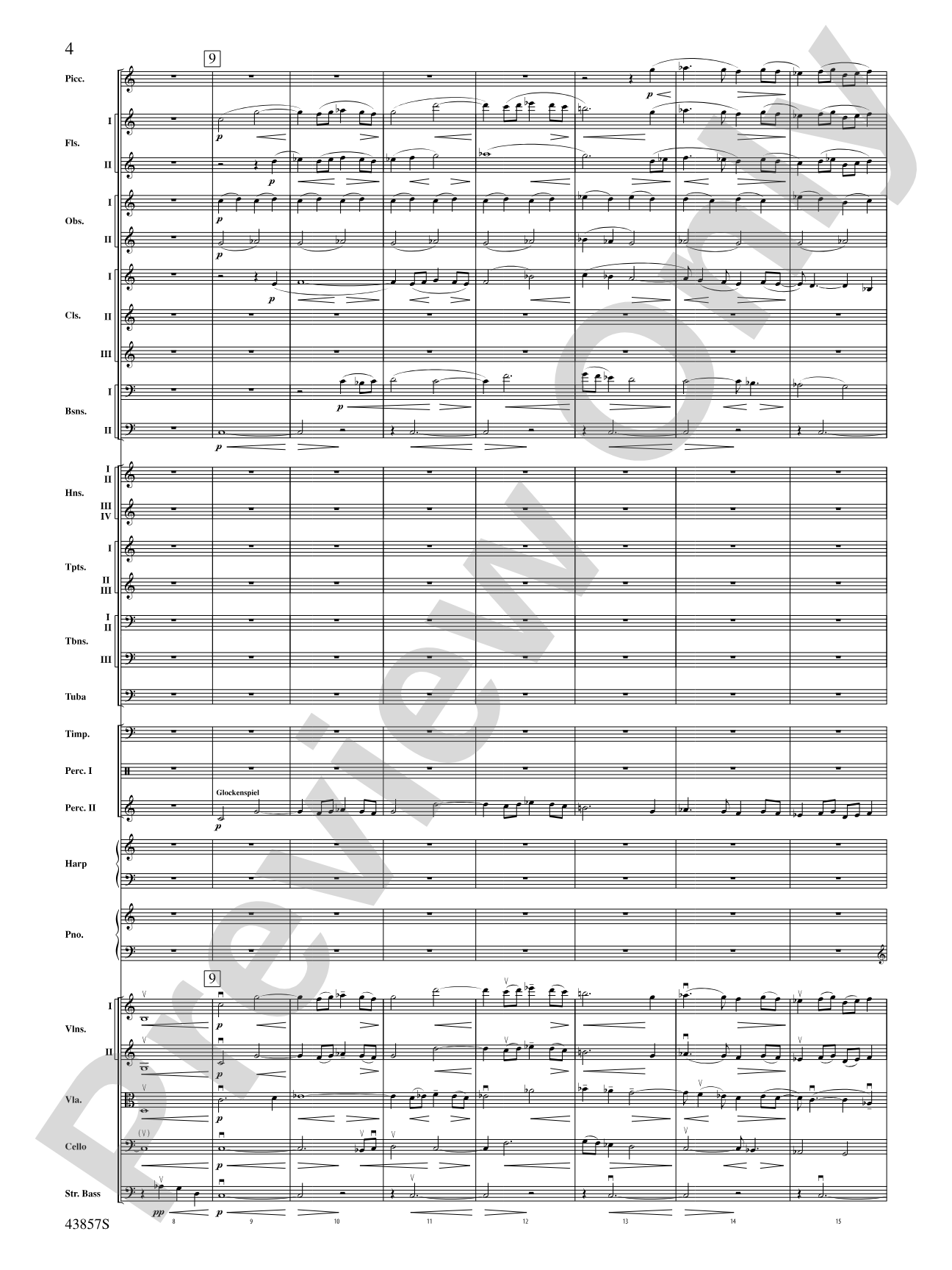Unconquered: Full Orchestra Conductor Score & Parts