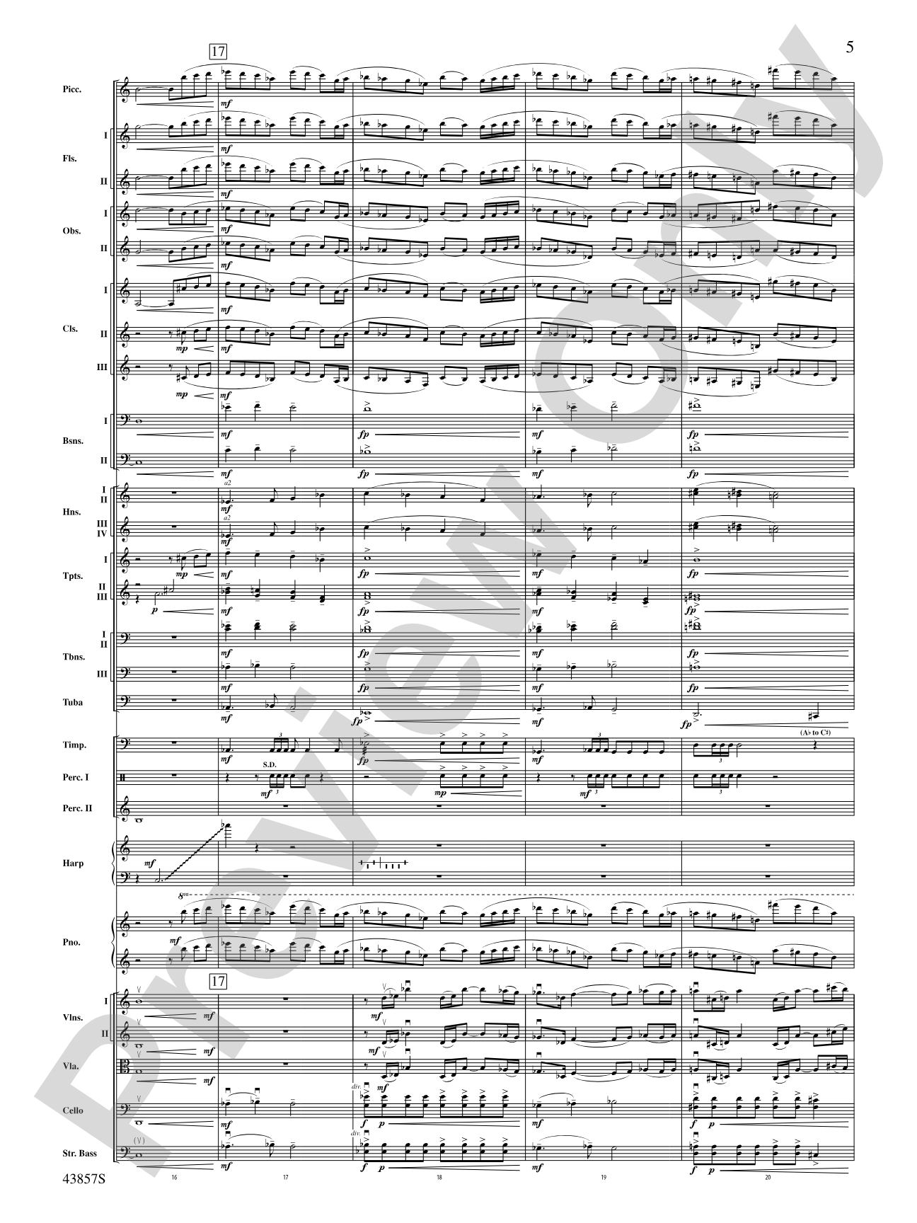 Unconquered: Full Orchestra Conductor Score & Parts