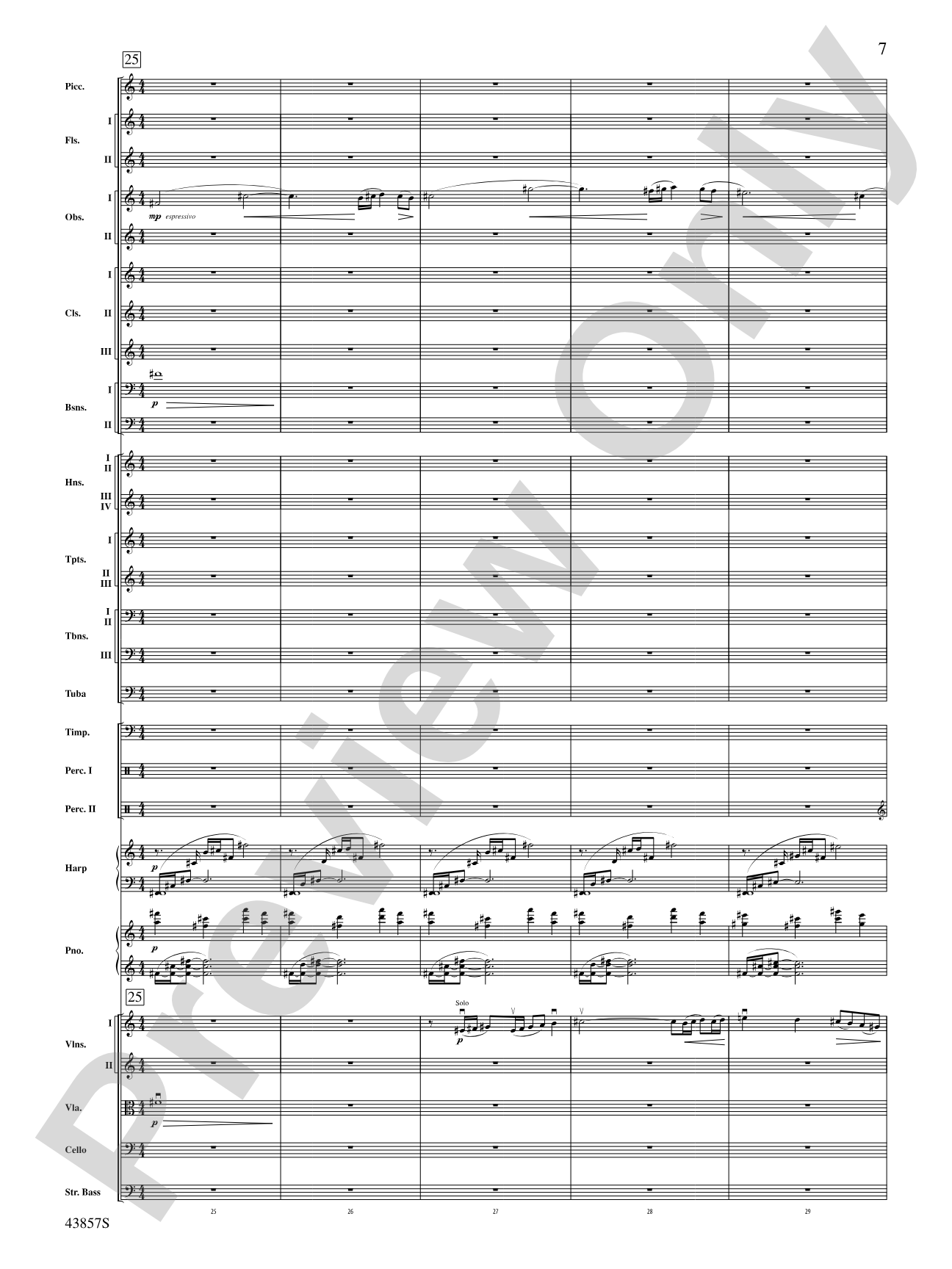 Unconquered: Full Orchestra Conductor Score & Parts