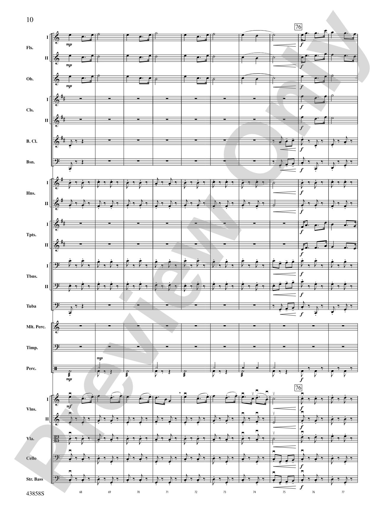 A Northumbrian Folk Song Suite: Full Orchestra Conductor Score & Parts