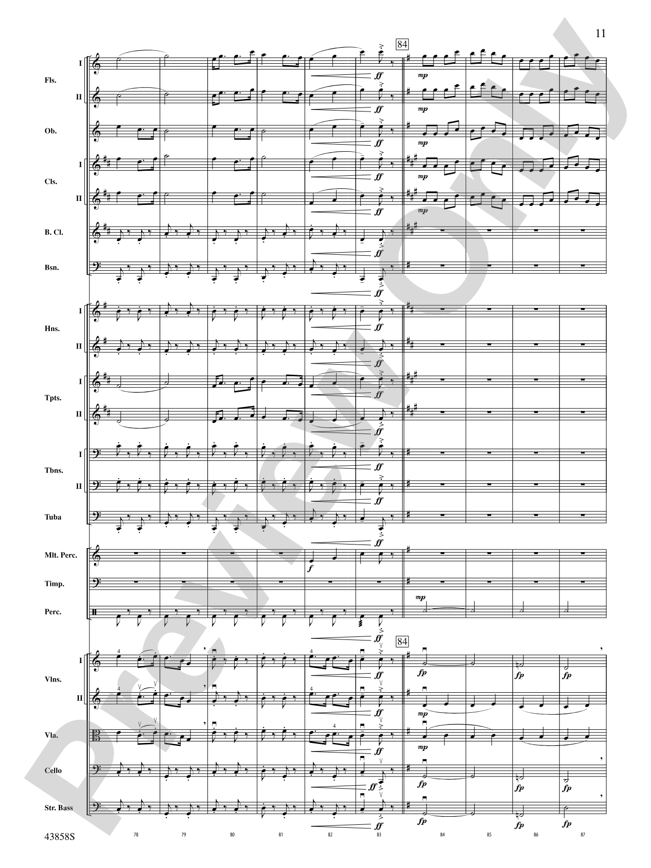A Northumbrian Folk Song Suite: Full Orchestra Conductor Score & Parts