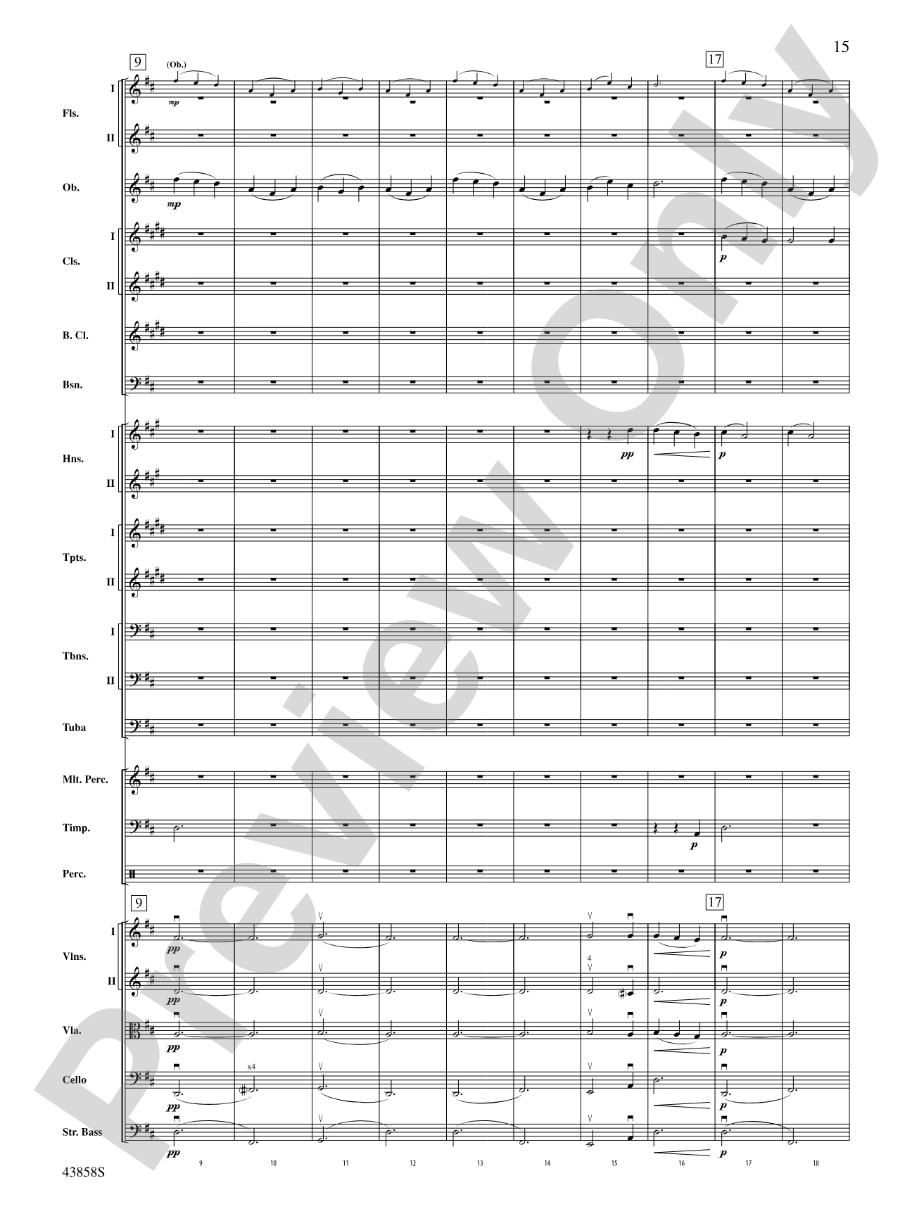 A Northumbrian Folk Song Suite: Full Orchestra Conductor Score & Parts