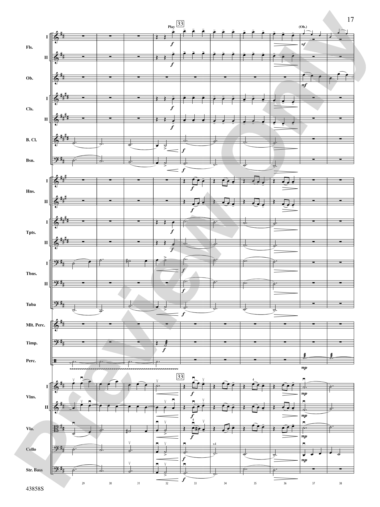 A Northumbrian Folk Song Suite: Full Orchestra Conductor Score & Parts