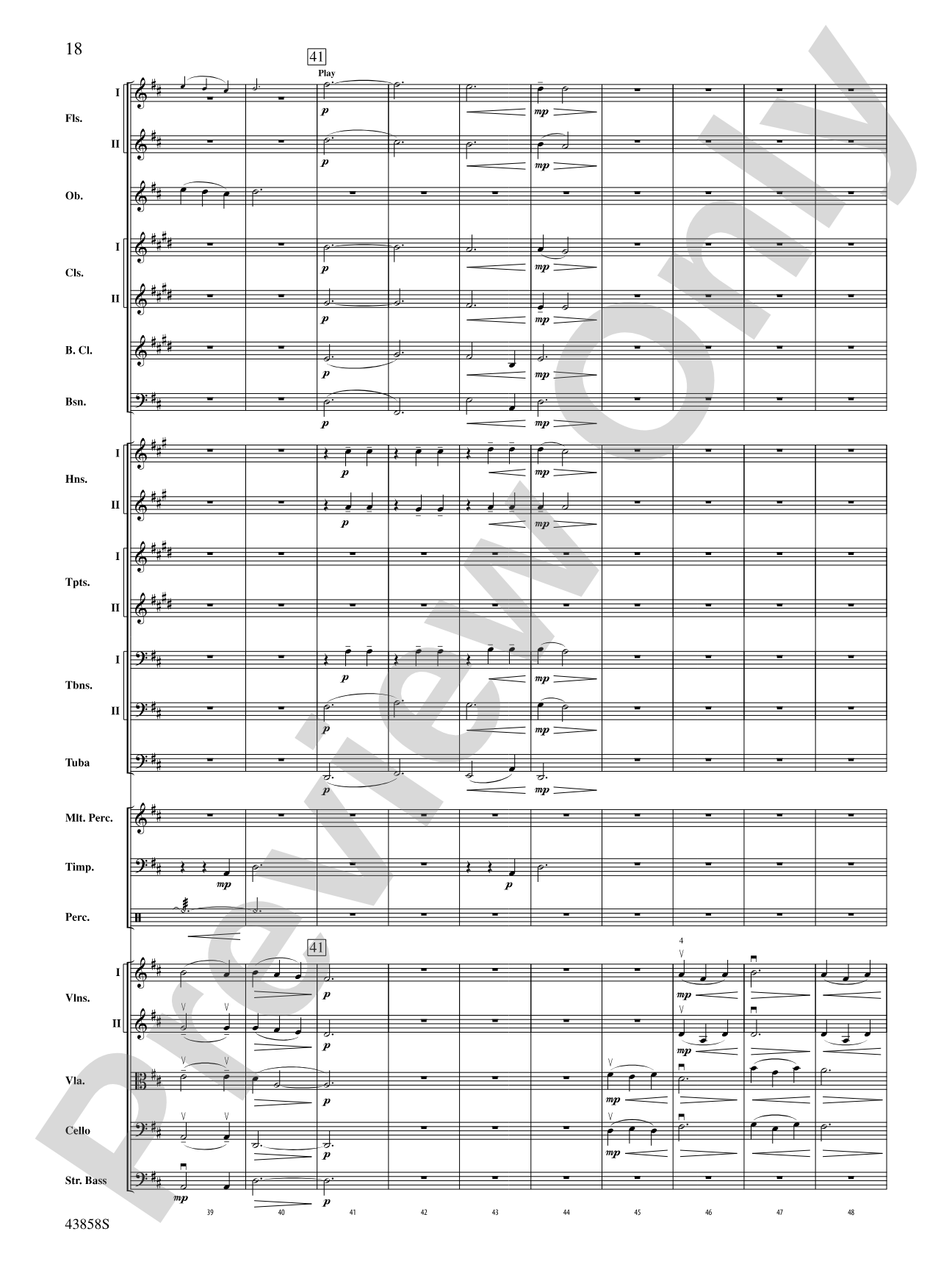 A Northumbrian Folk Song Suite: Full Orchestra Conductor Score & Parts