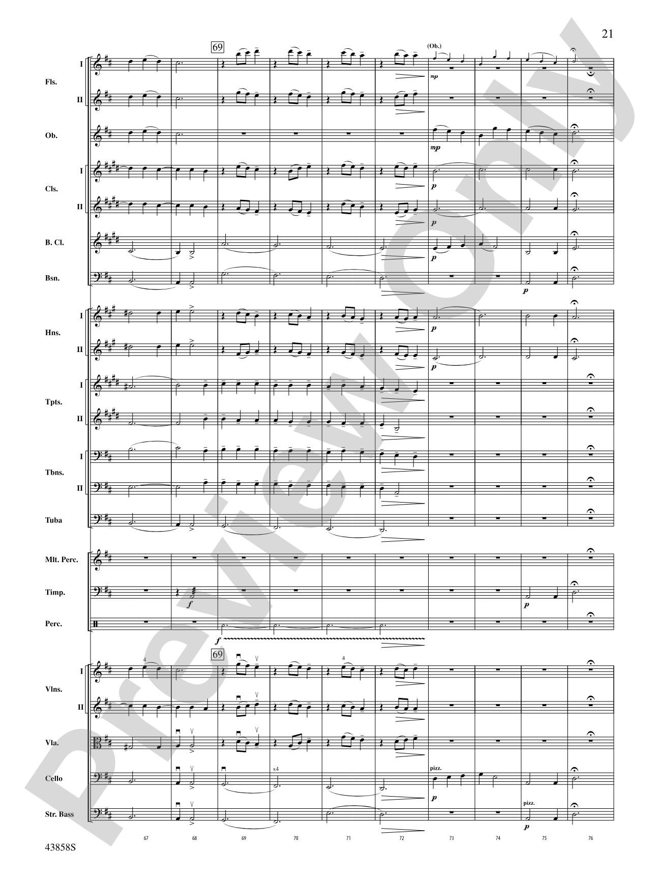 A Northumbrian Folk Song Suite: Full Orchestra Conductor Score & Parts