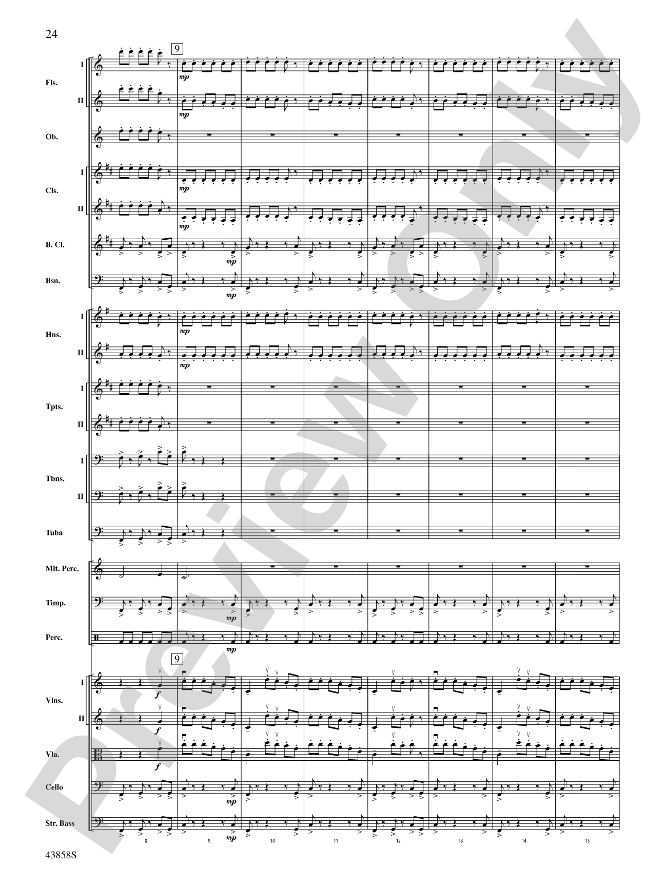 A Northumbrian Folk Song Suite: Full Orchestra Conductor Score & Parts