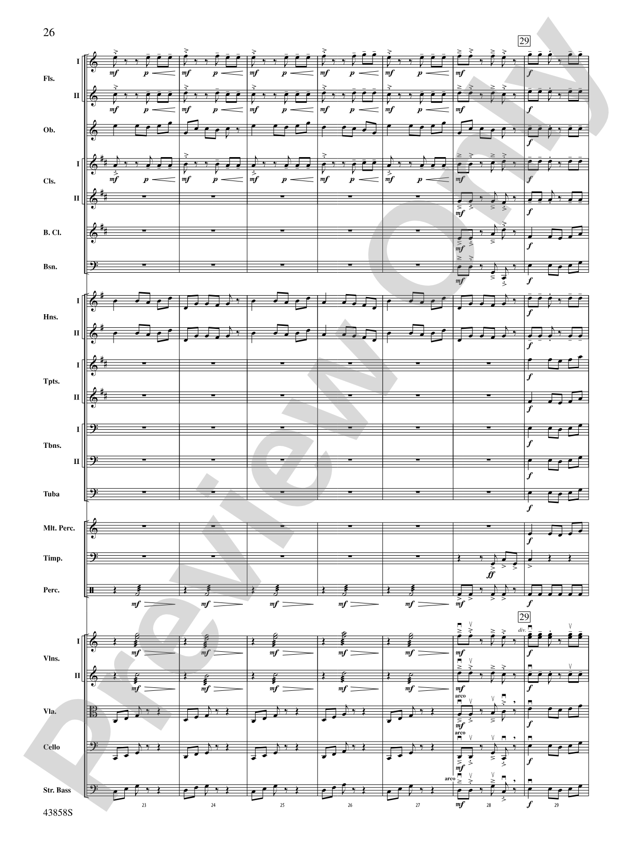 A Northumbrian Folk Song Suite: Full Orchestra Conductor Score & Parts