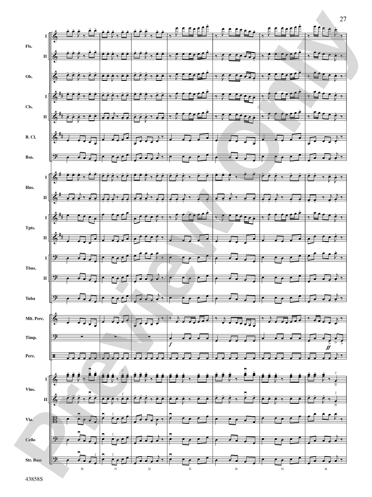 A Northumbrian Folk Song Suite: Full Orchestra Conductor Score & Parts